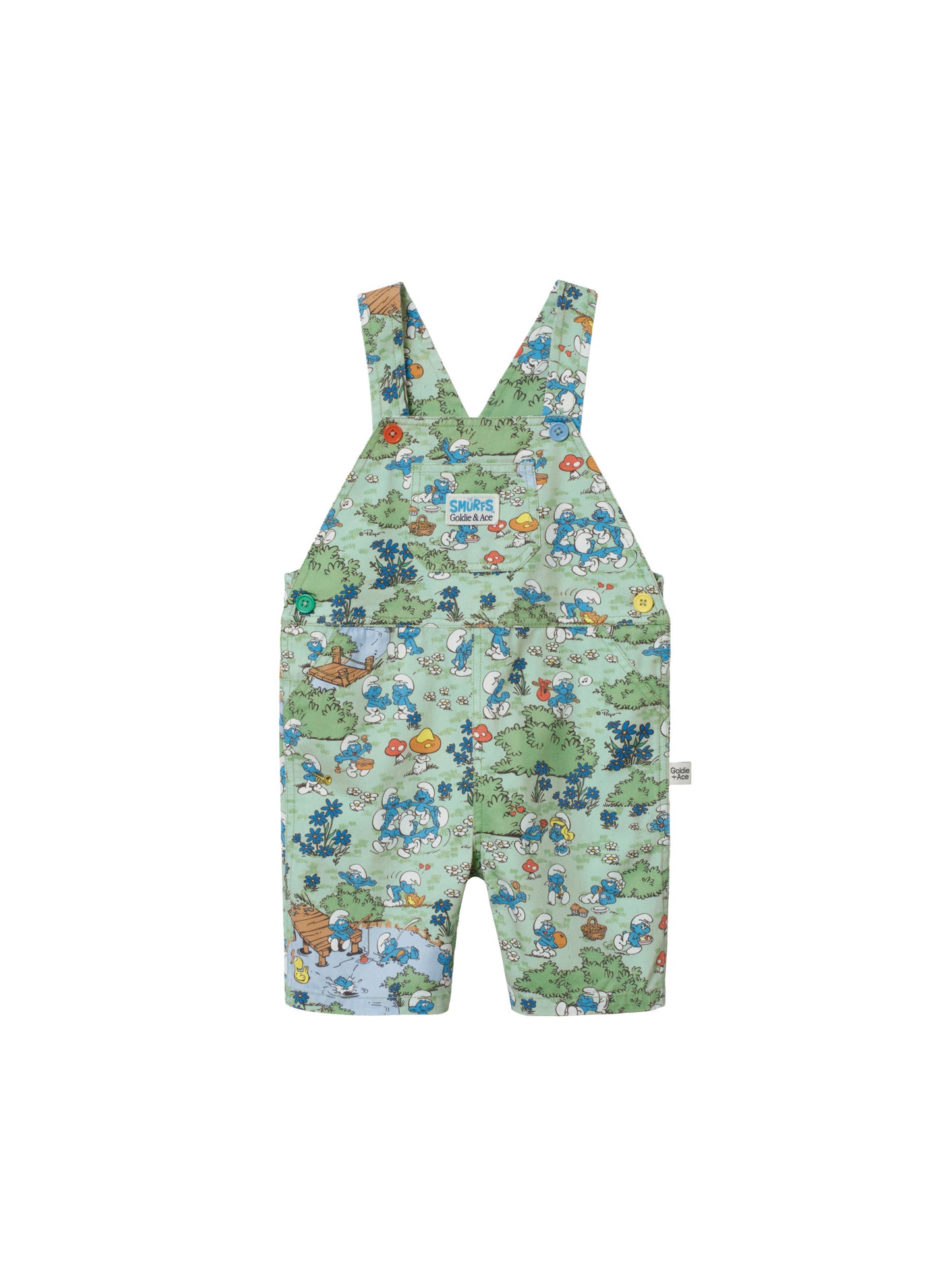 The Smurfs Village Print Burton Overall