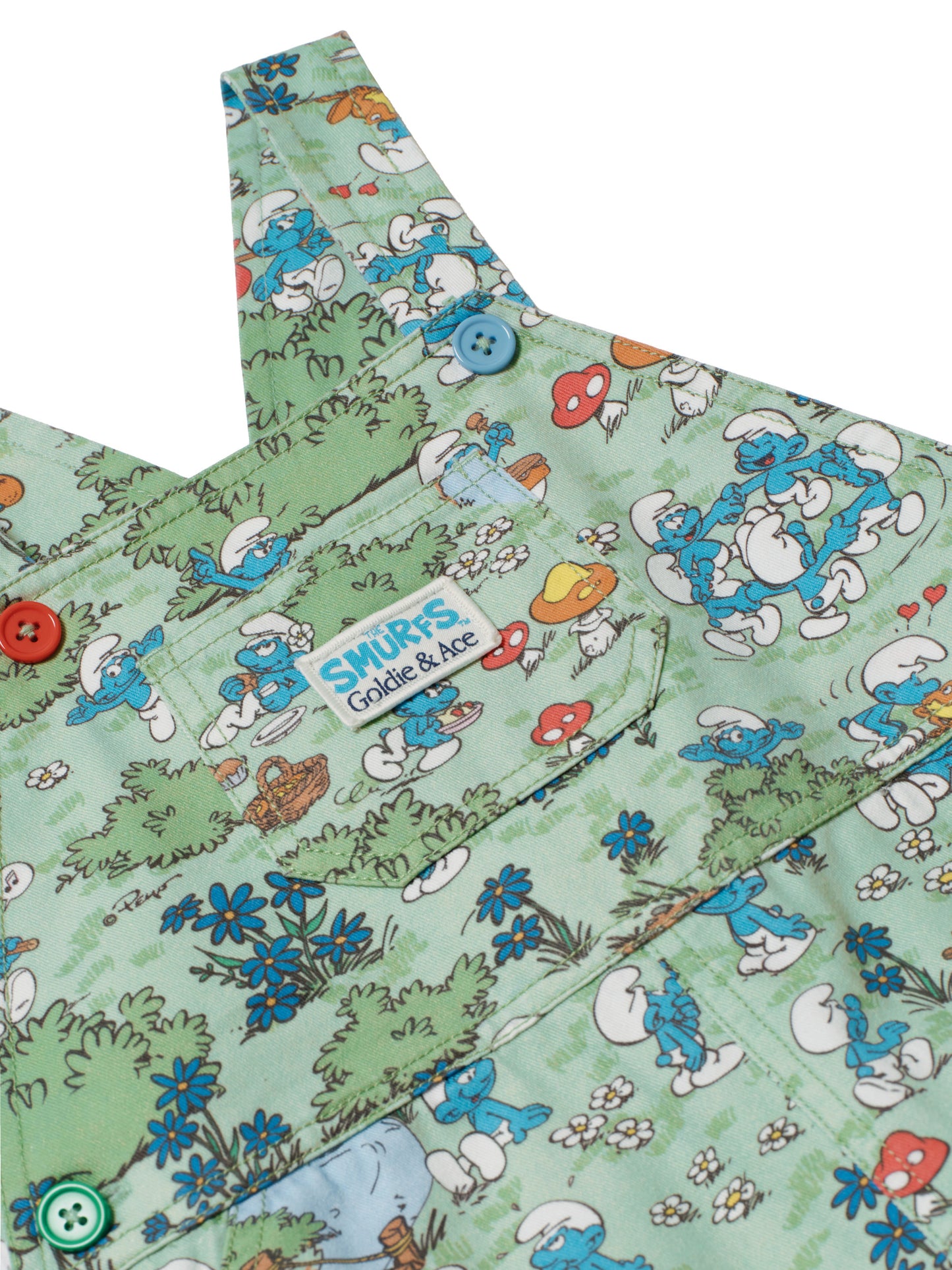 The Smurfs Village Print Burton Overall
