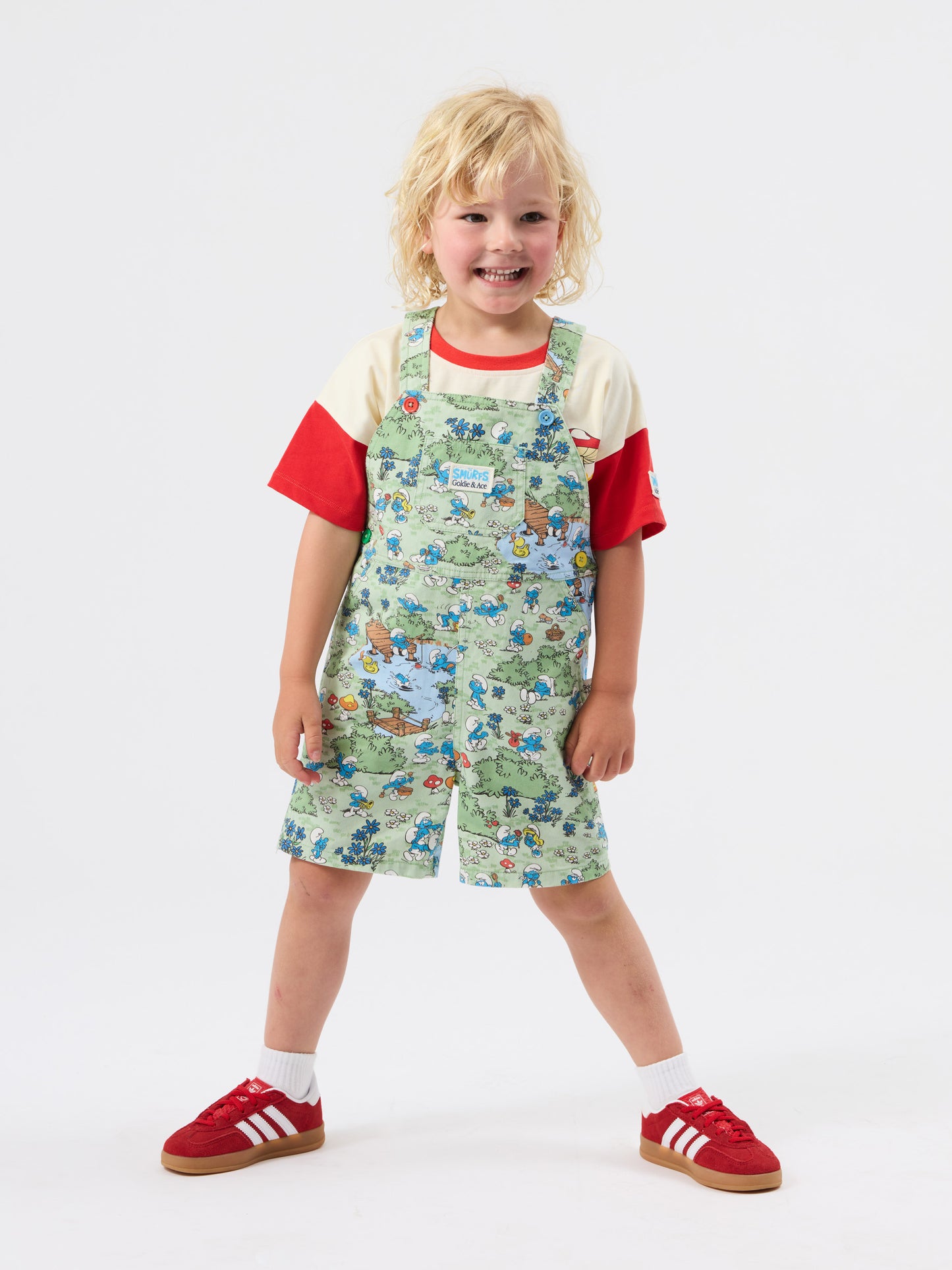 The Smurfs Village Print Burton Overall