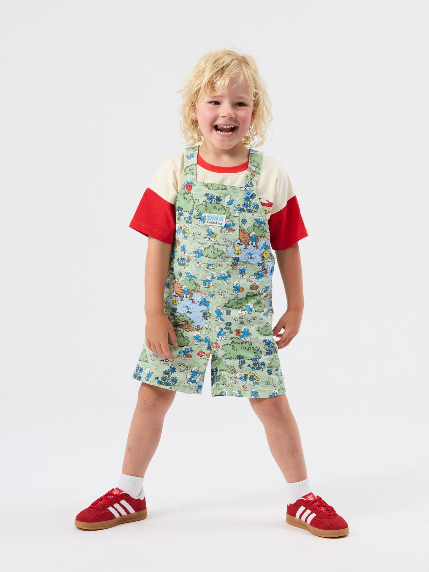 The Smurfs Village Print Burton Overall