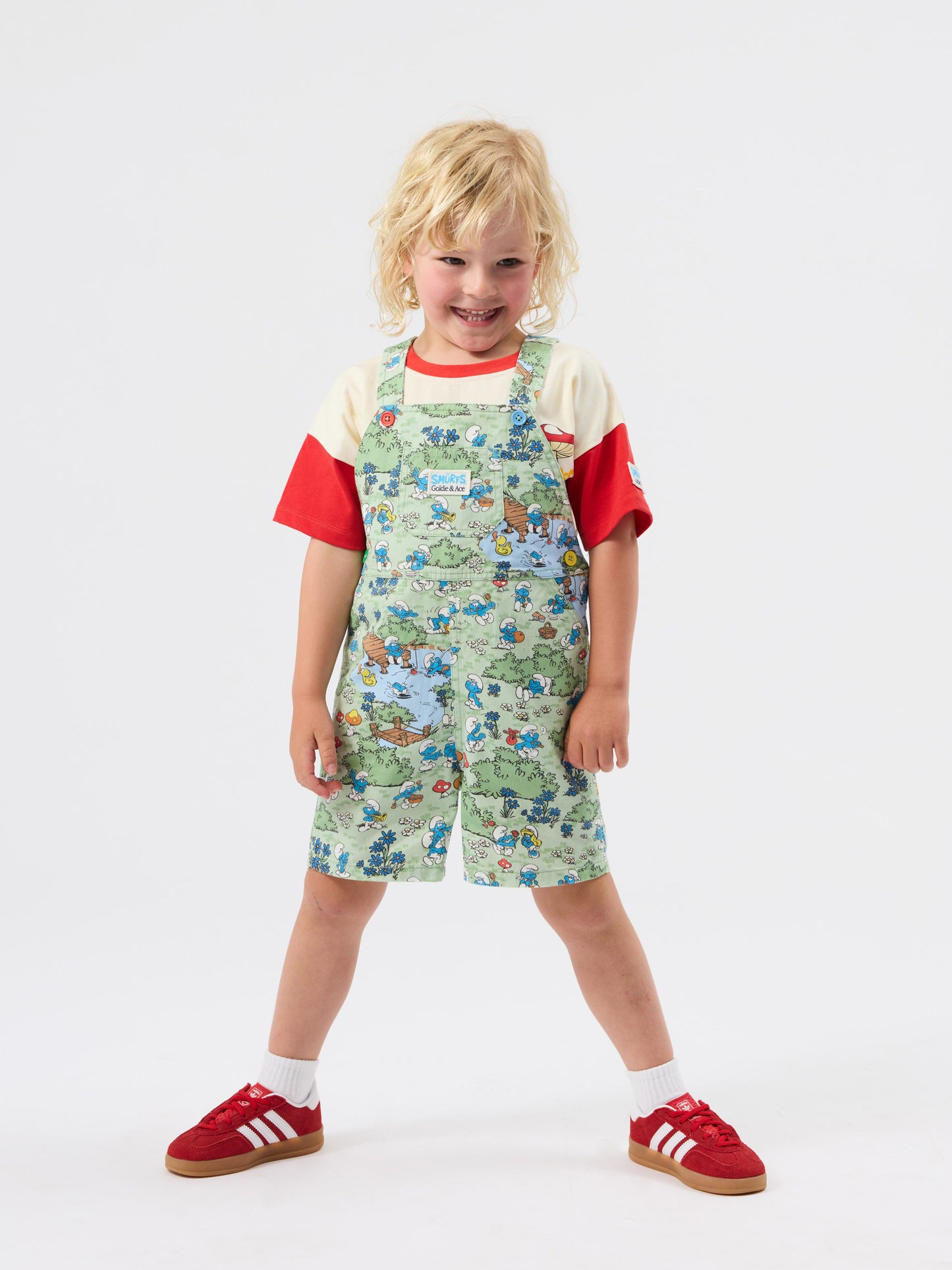 The Smurfs Village Print Burton Overall