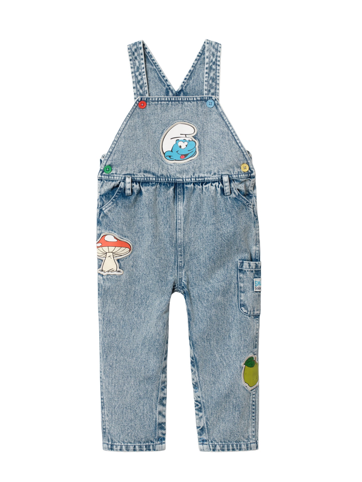 The Smurfs Patch Austin Overalls