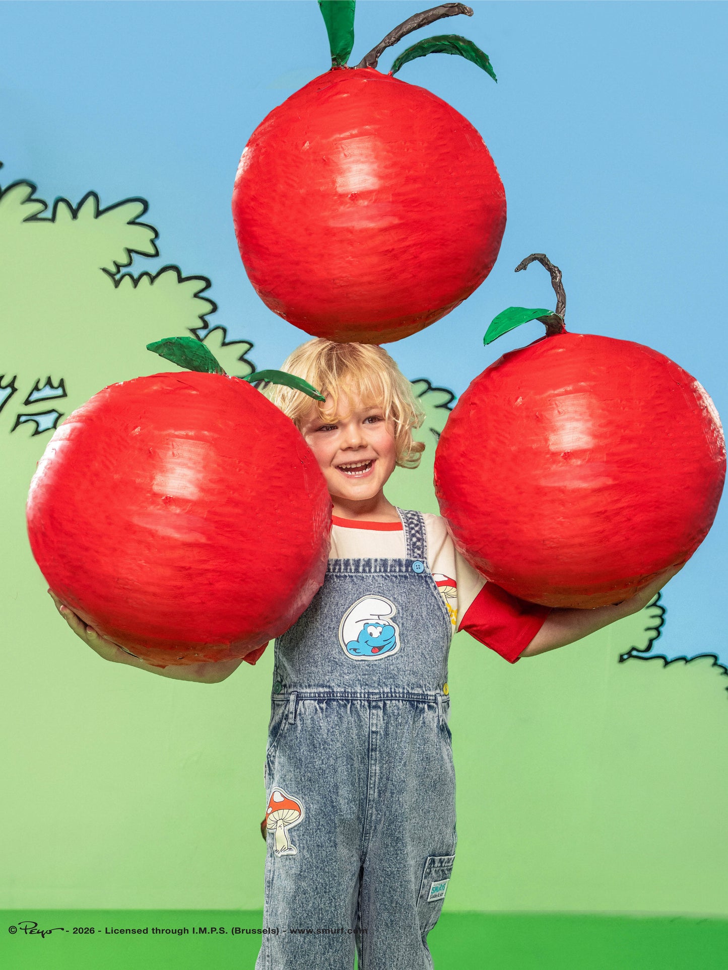 The Smurfs Patch Austin Overalls