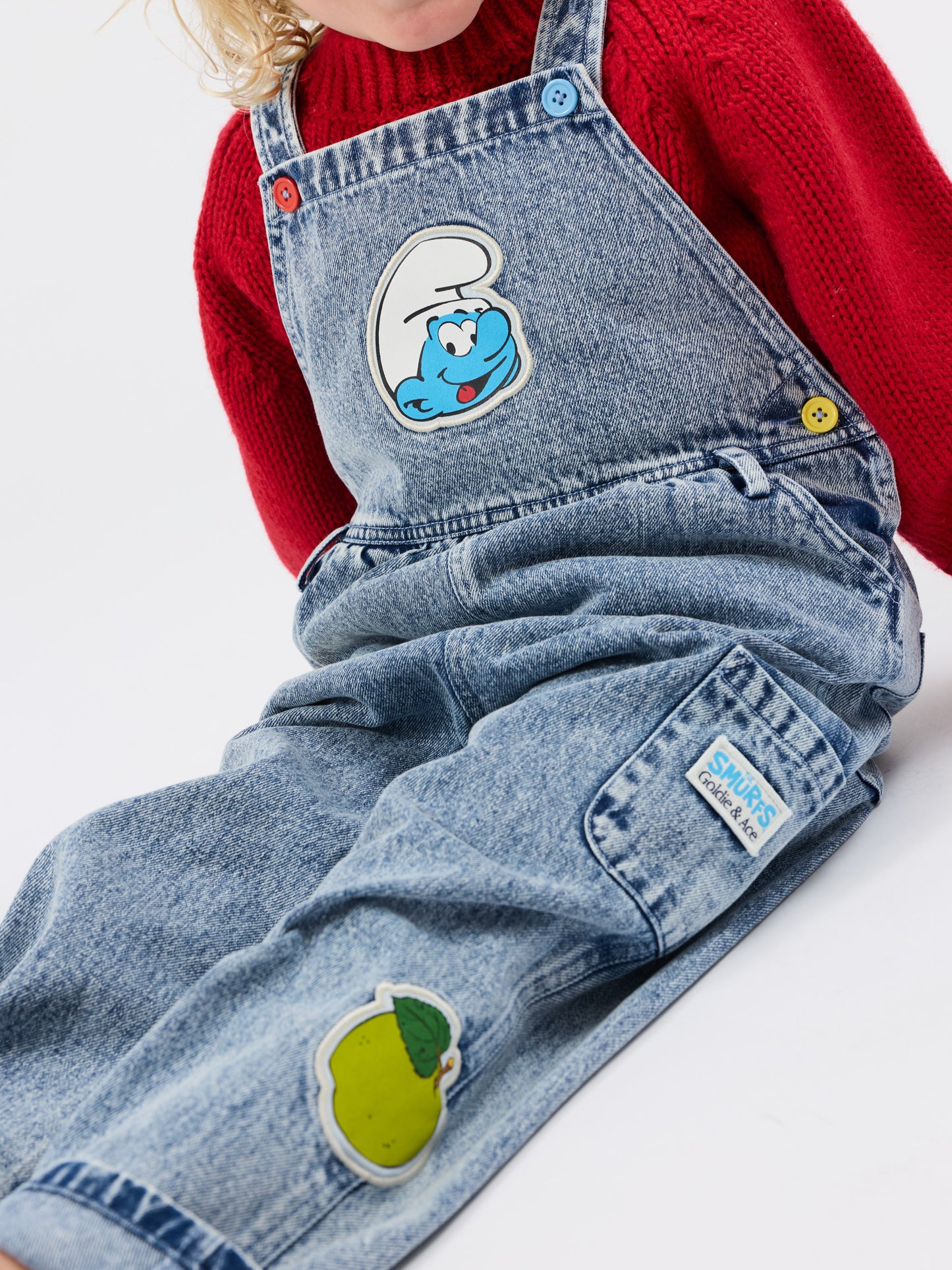 The Smurfs Patch Austin Overalls