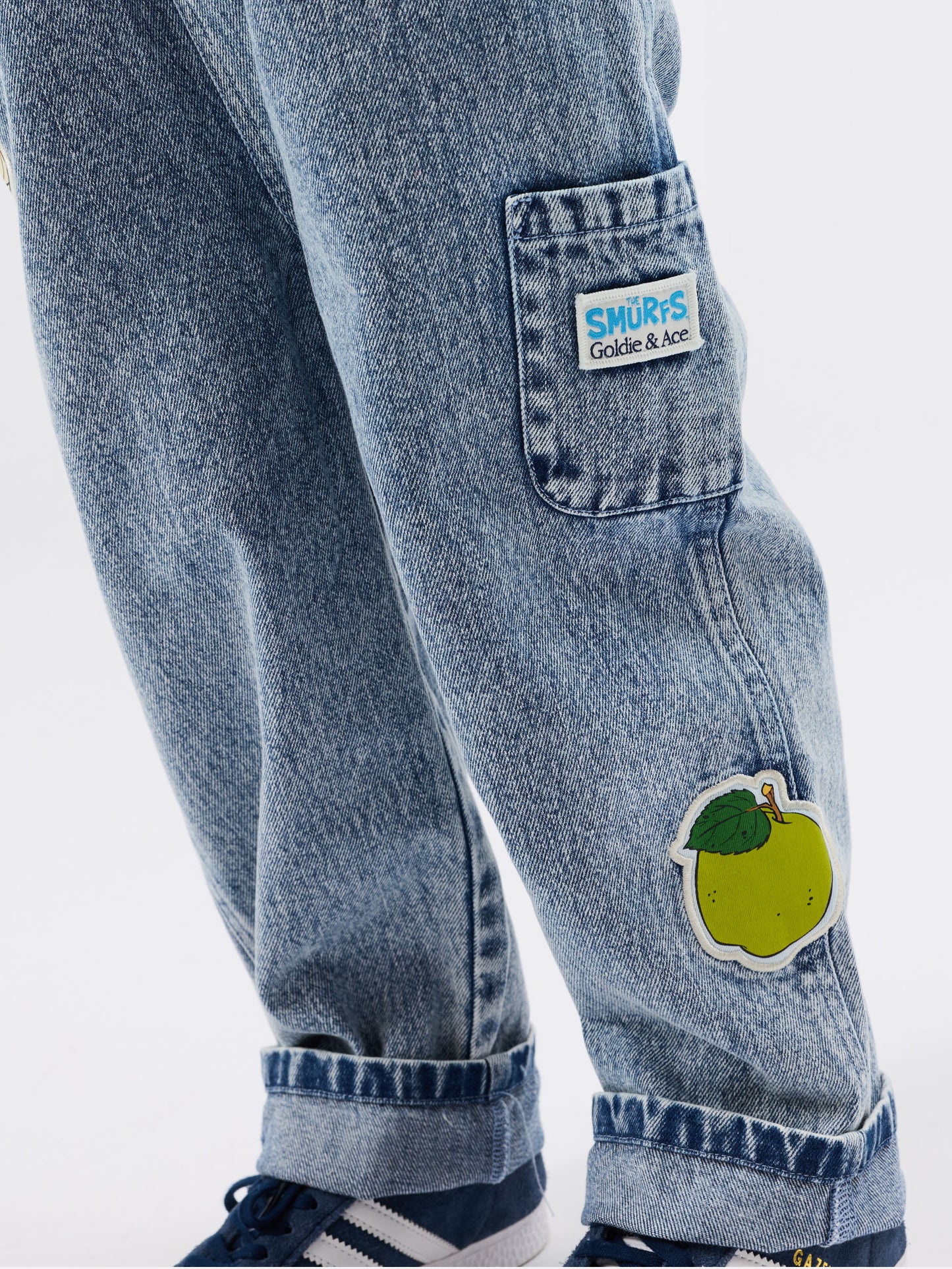 The Smurfs Patch Austin Overalls