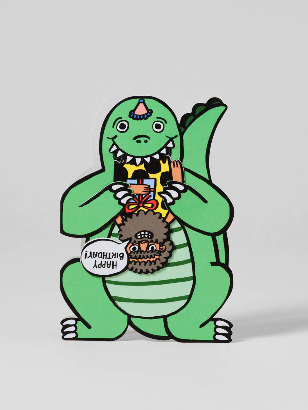 Dinosaur With Mini Card