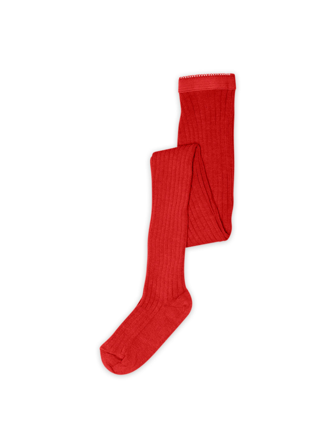 Tomato Cotton Rib Tights