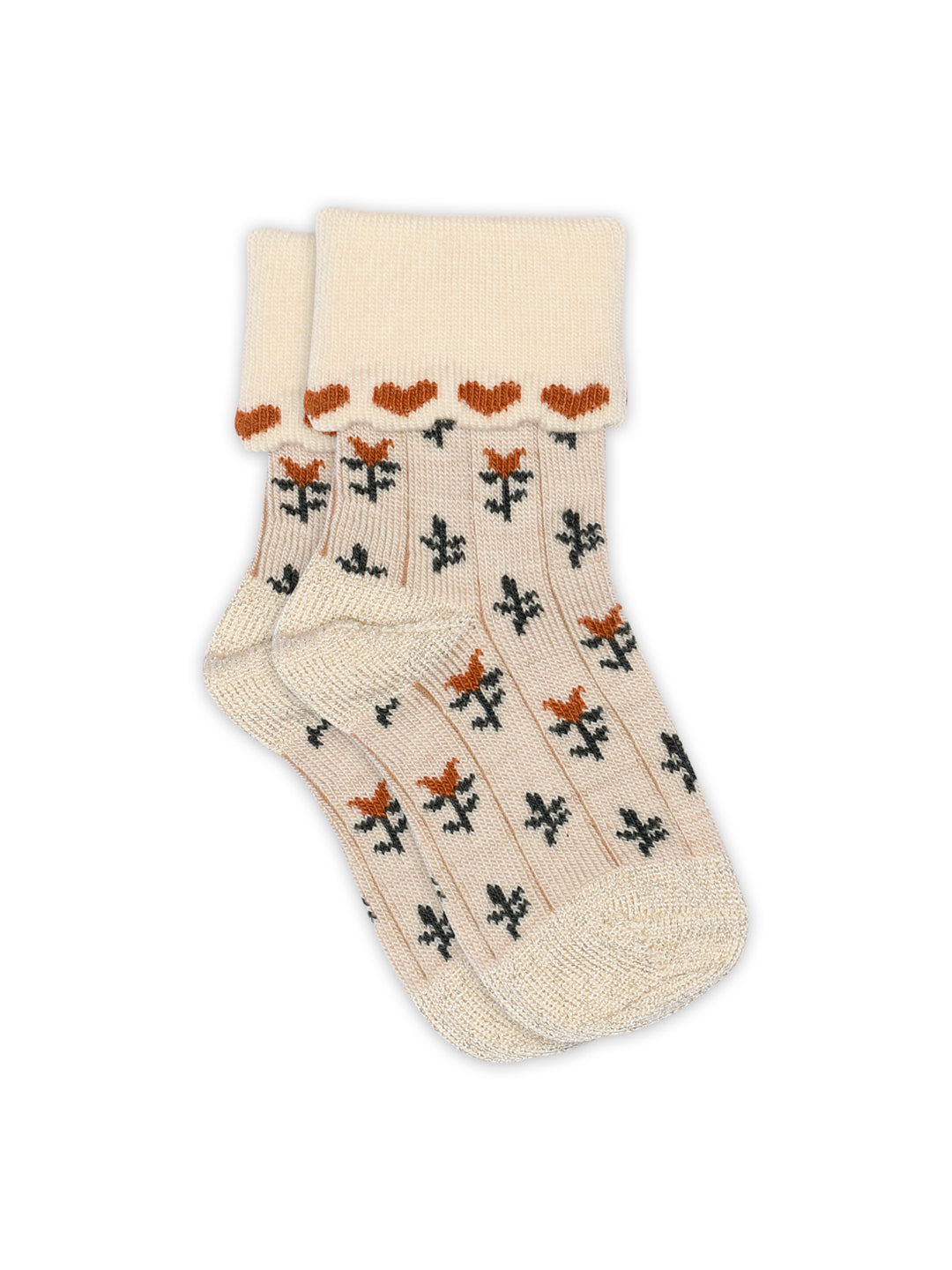 Ecru Nora Baby Socks