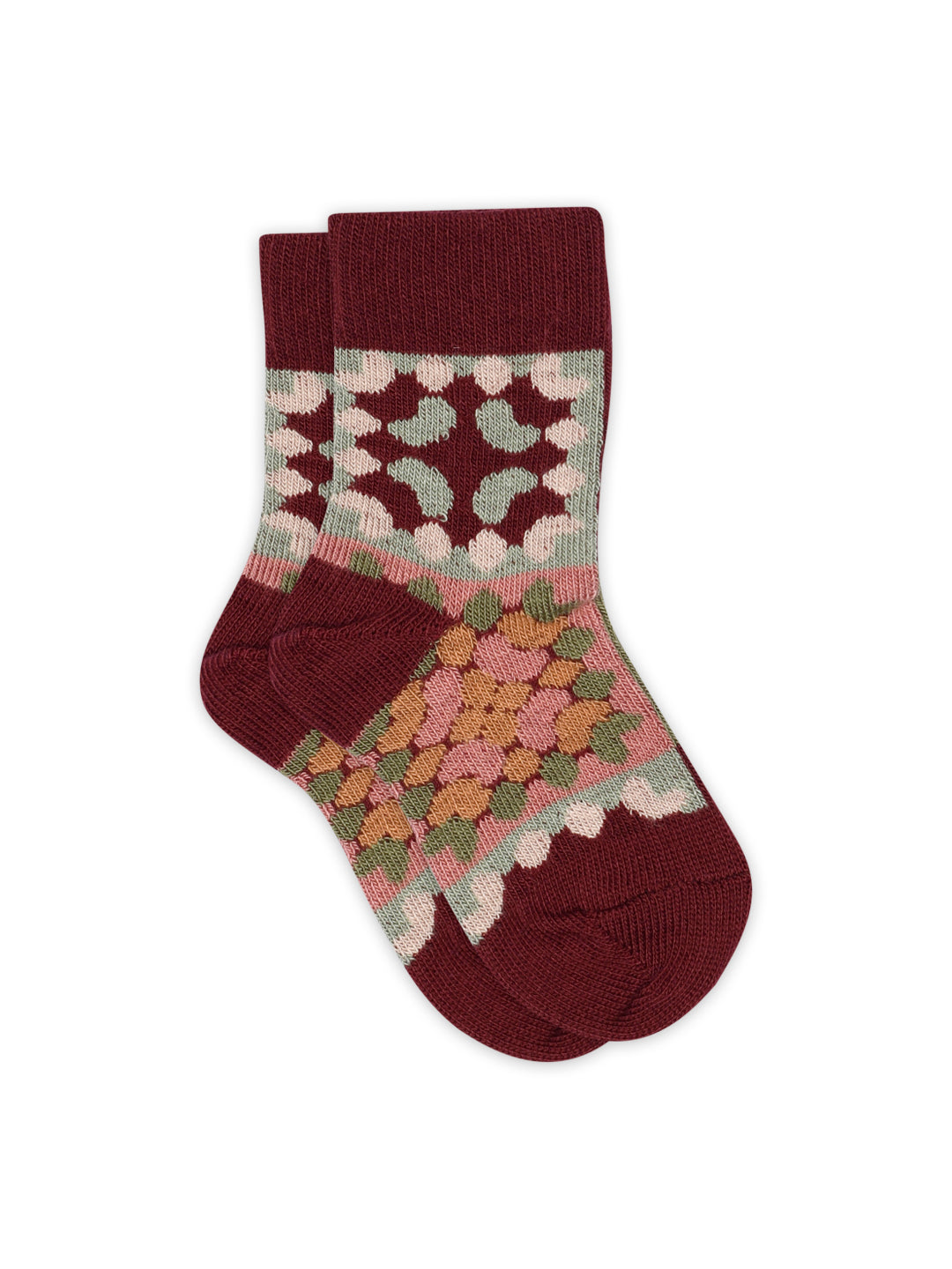 Wine Red Karla Socks
