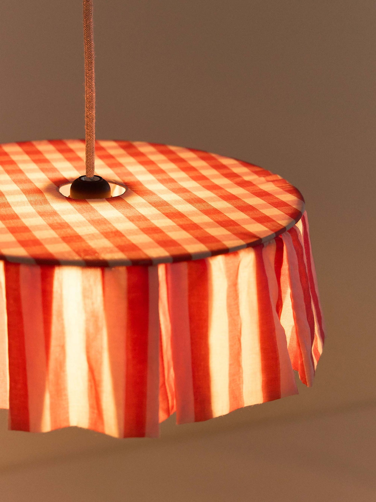 Red Stripes Vibes Pendant Lampshade