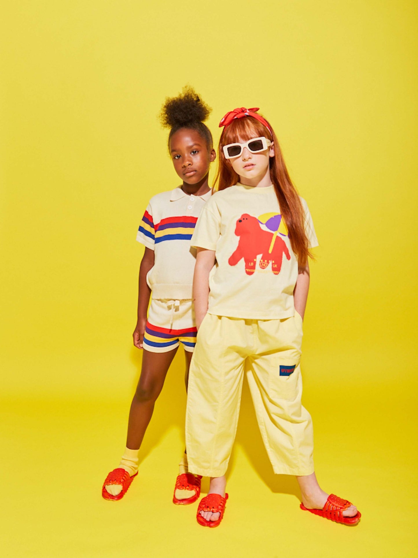 Lemon Yellow Dog Bon Bon Tee