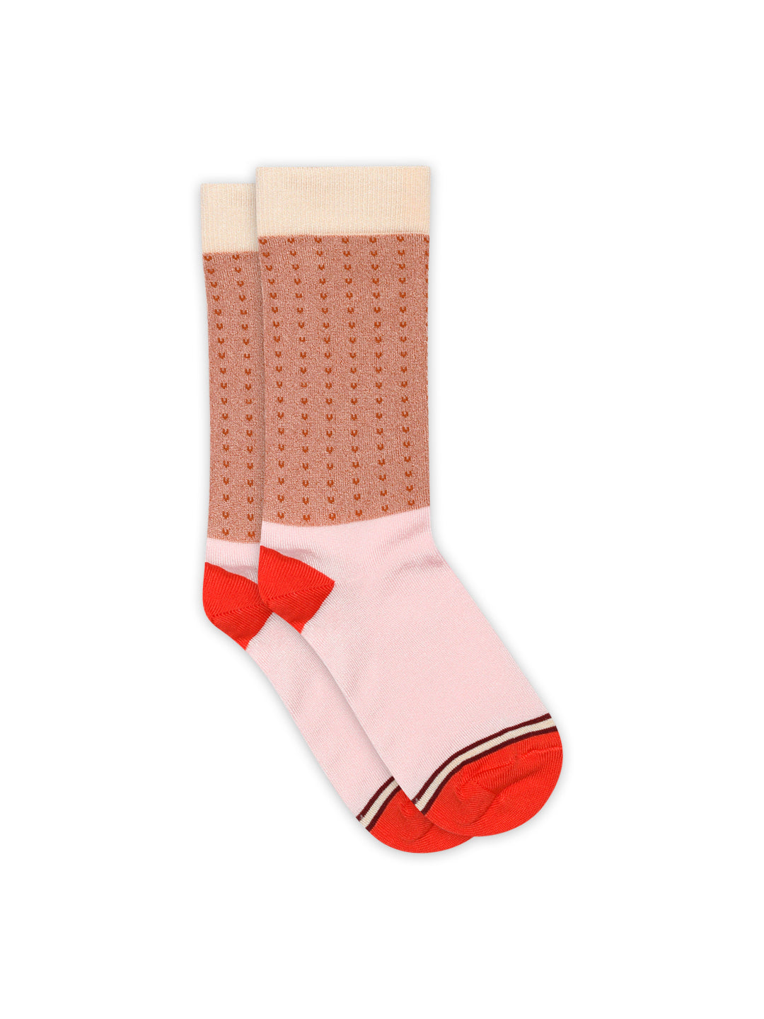 Peach Pink Celia Socks