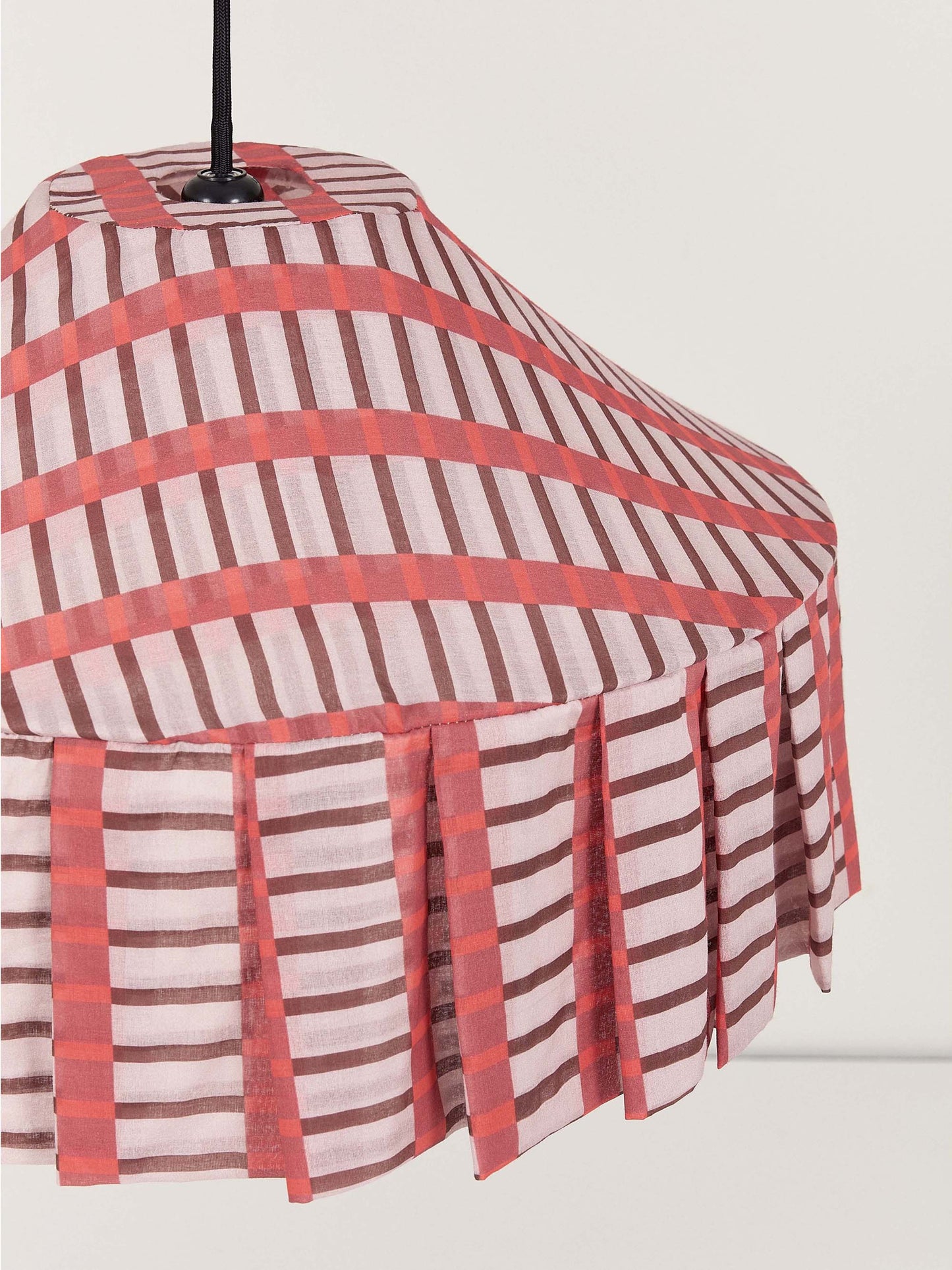 Red & Brown Mosaic Nicole Pendant Lampshade
