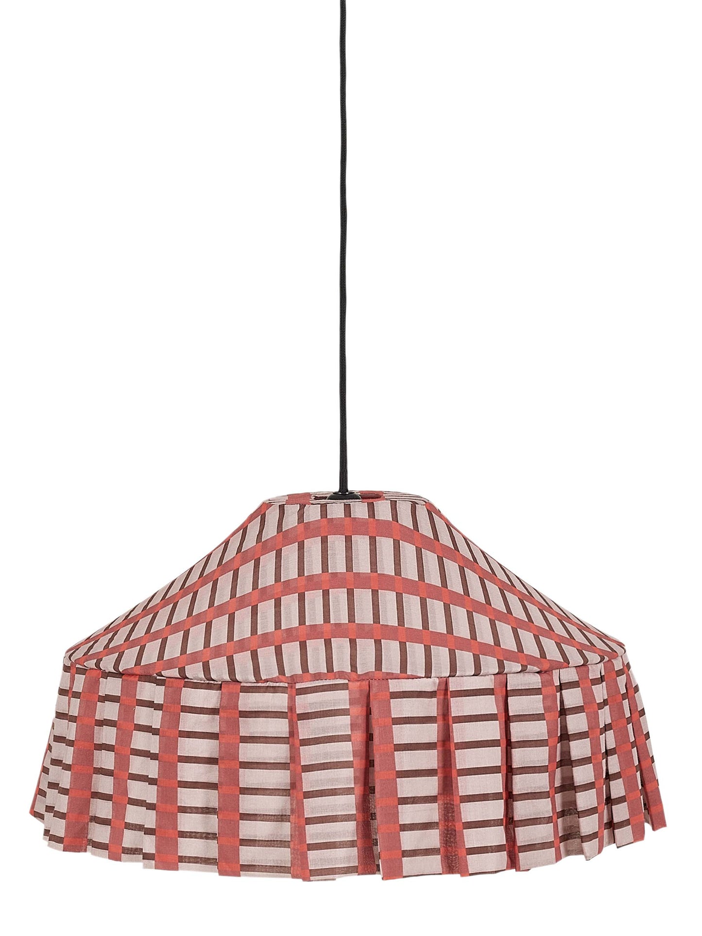 Red & Brown Mosaic Nicole Pendant Lampshade