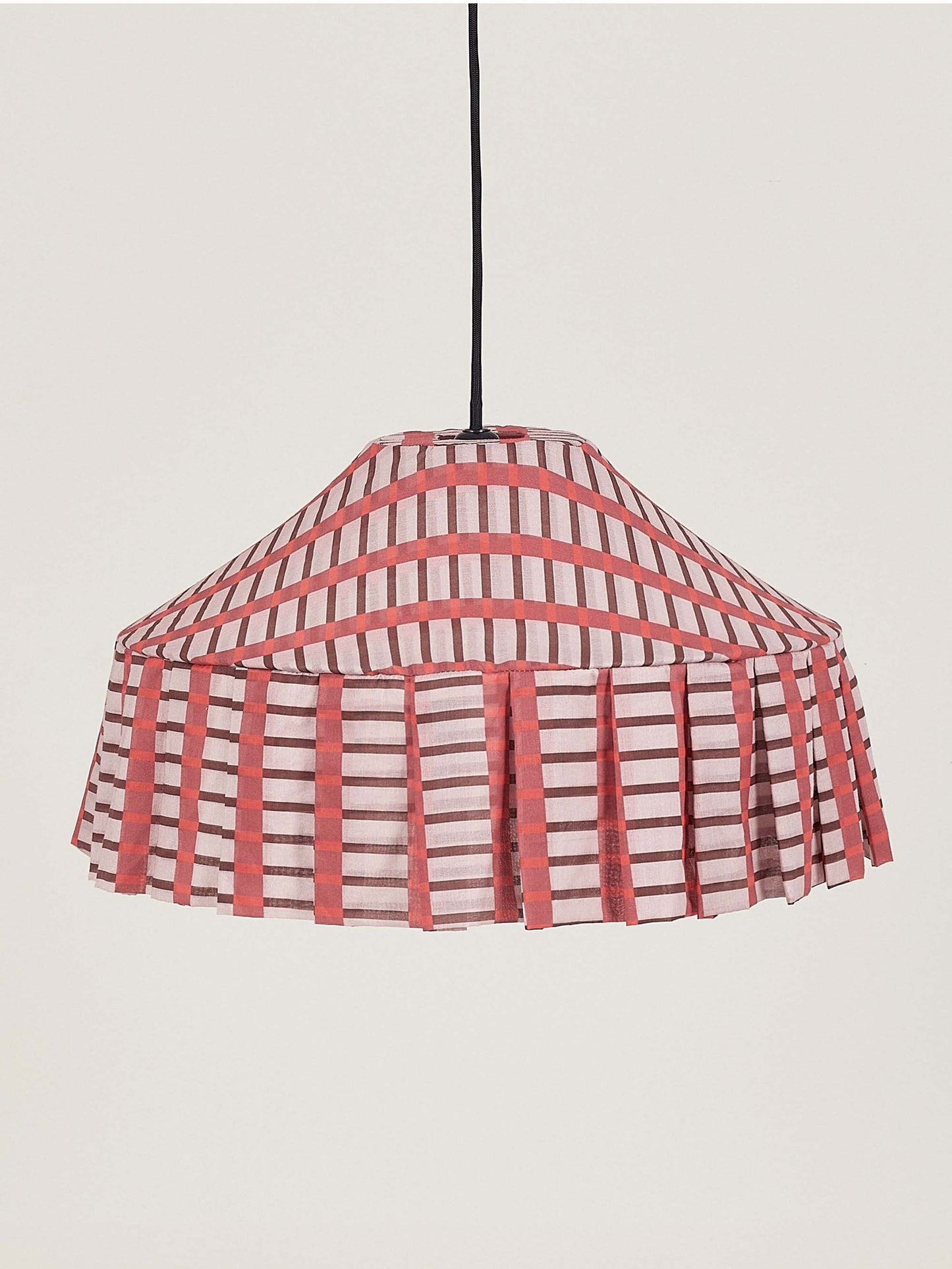 Red & Brown Mosaic Nicole Pendant Lampshade