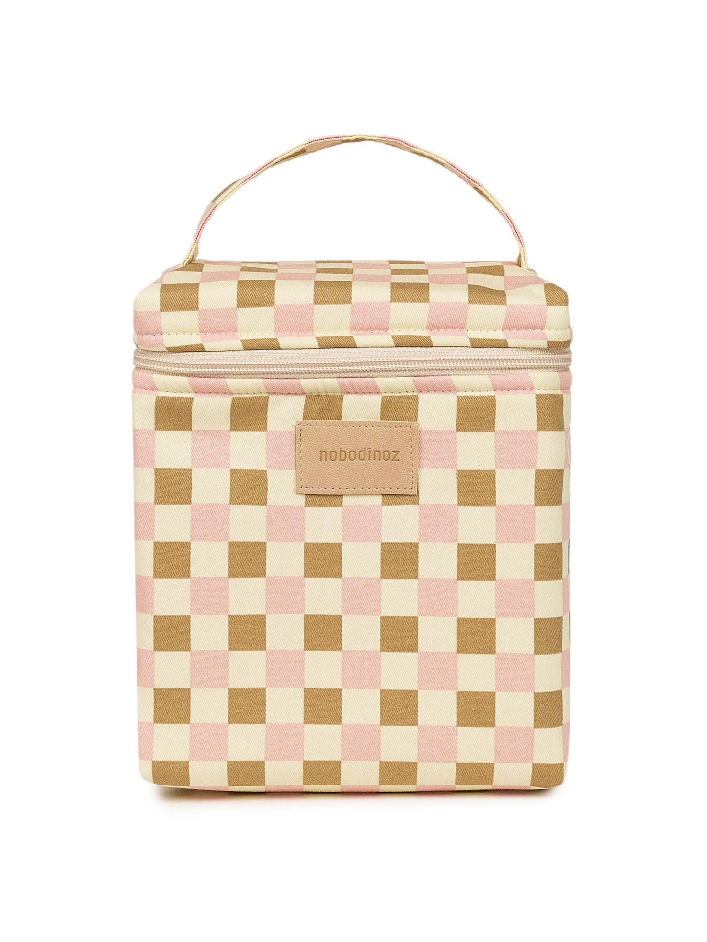 Yellow & Pink Mosaic Insulated Lunch Bag