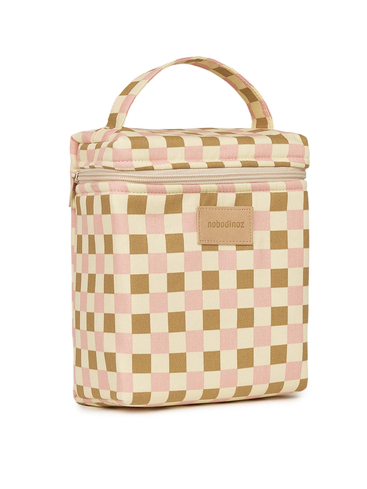Yellow & Pink Mosaic Insulated Lunch Bag