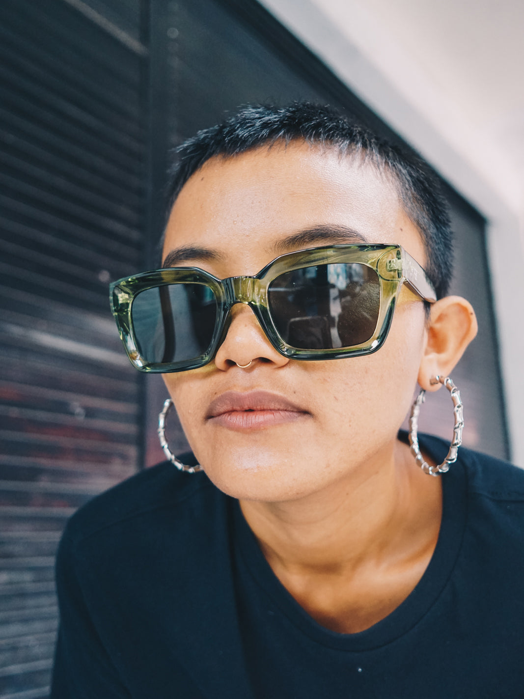 Green Anna Sunglasses