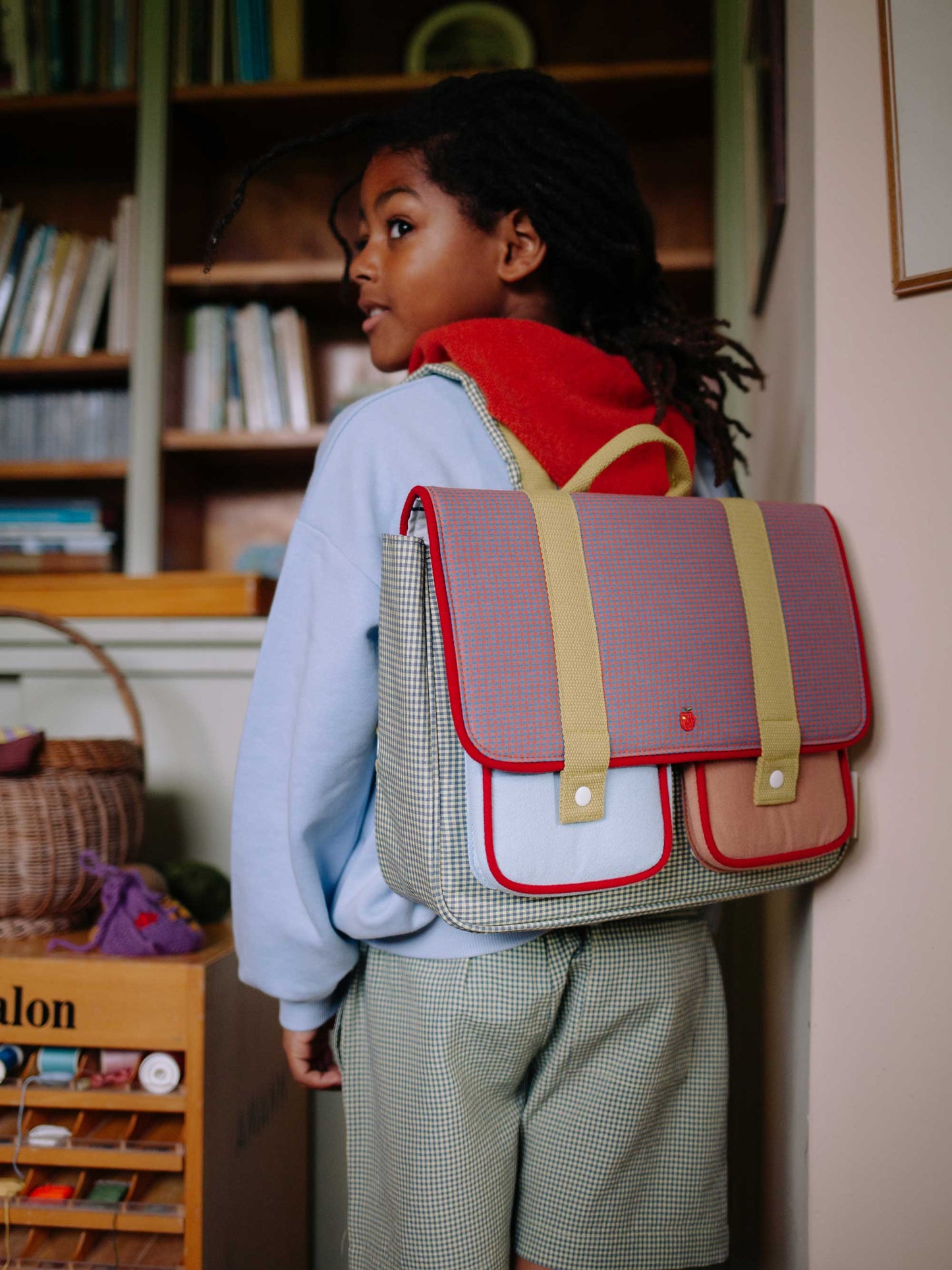 Midnight Gingham Backpack