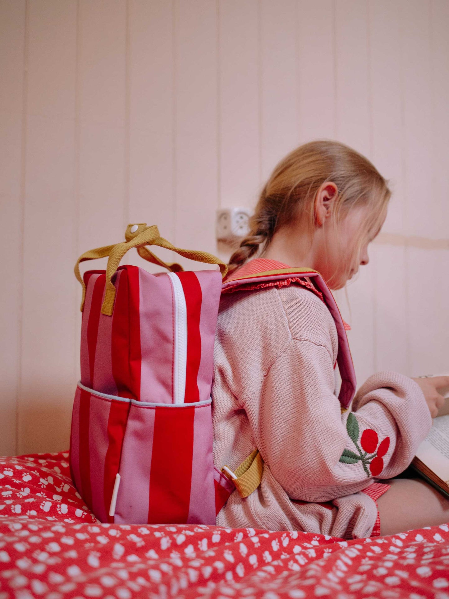 Apple Stripes Backpack
