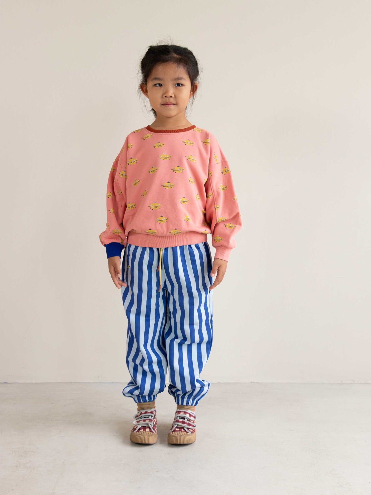 Blue Striped Joggers