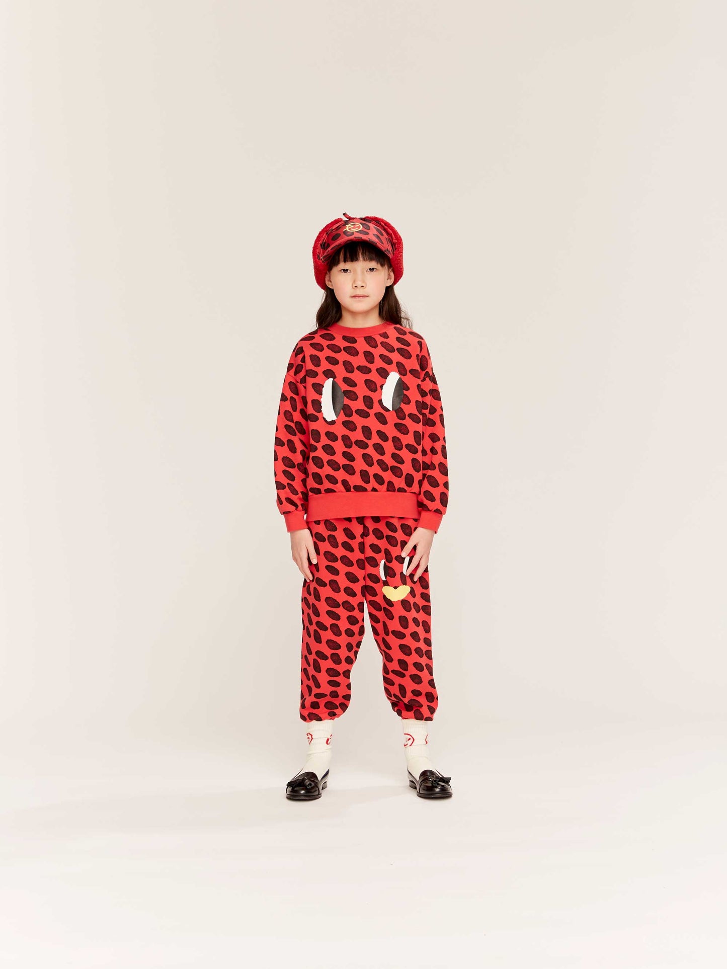 Ladybird Red Dash Sweatshirt