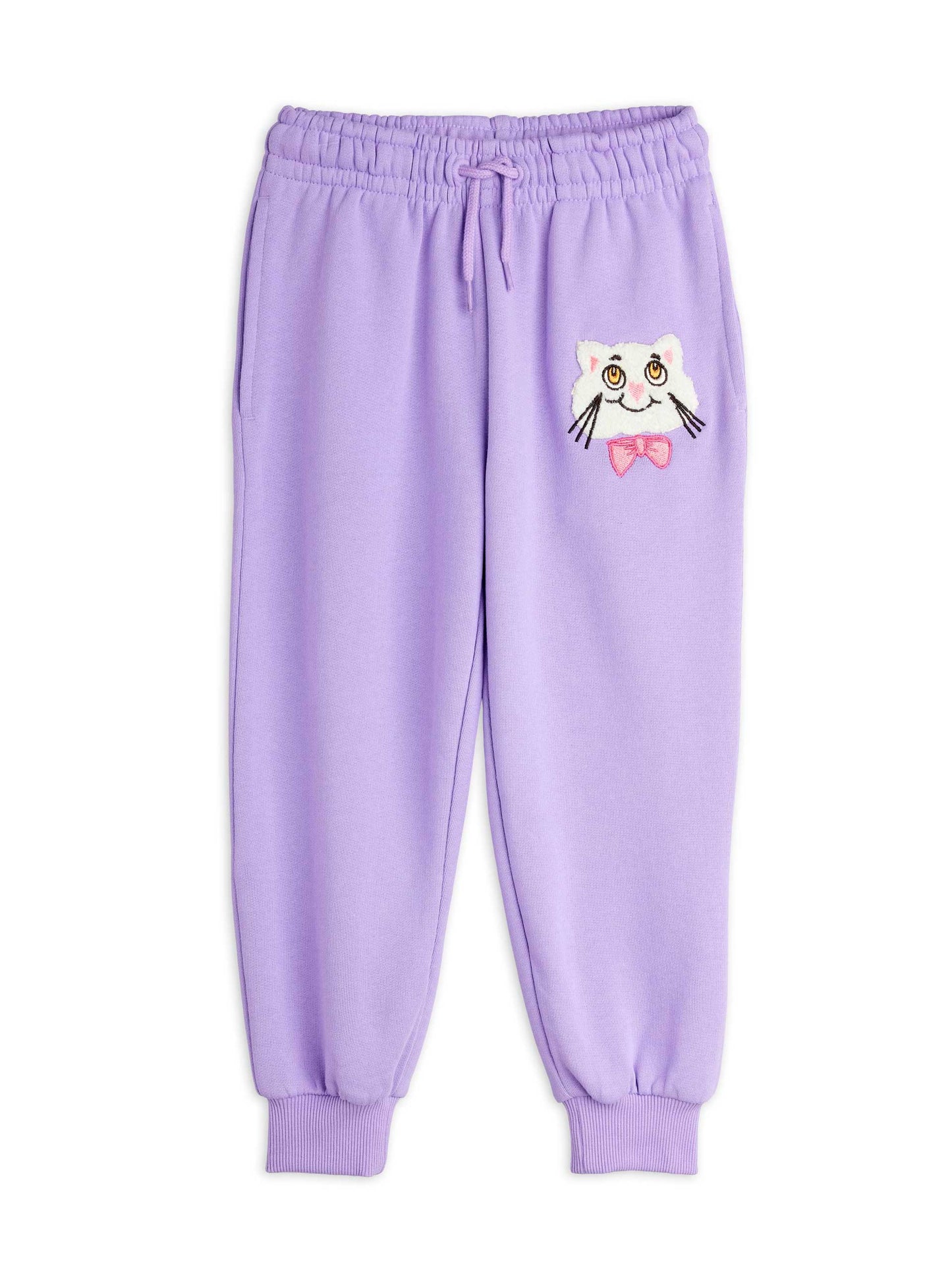 Cat with Bowtie Chenille Sweatpants
