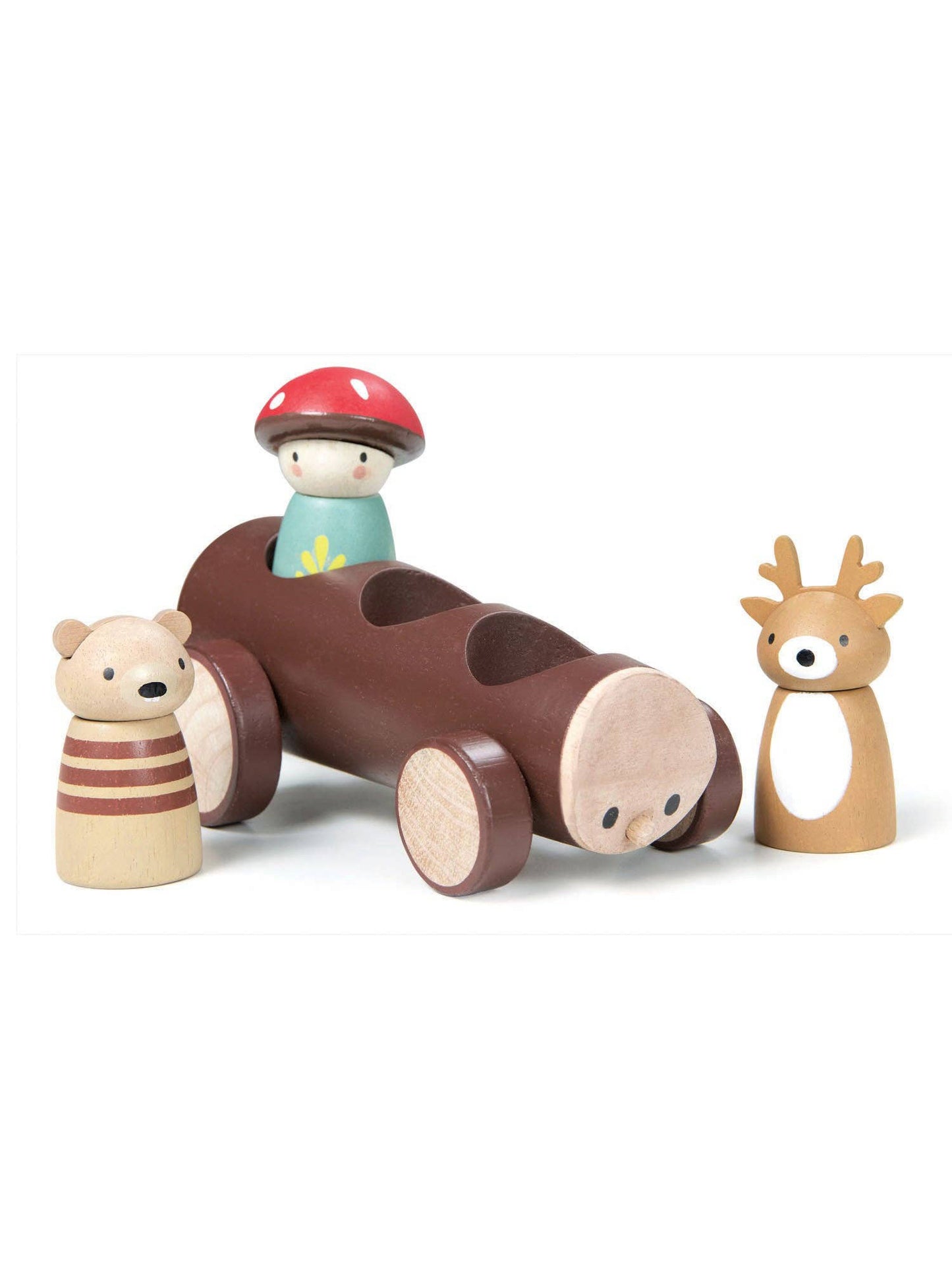 Timber Taxi Wooden Car