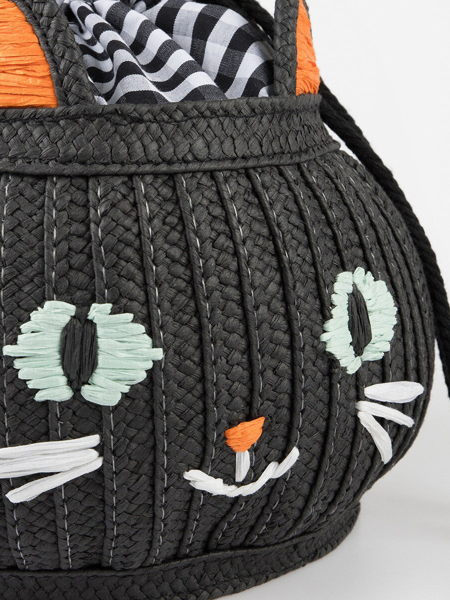 Trick or Treat Cat Basket Bag