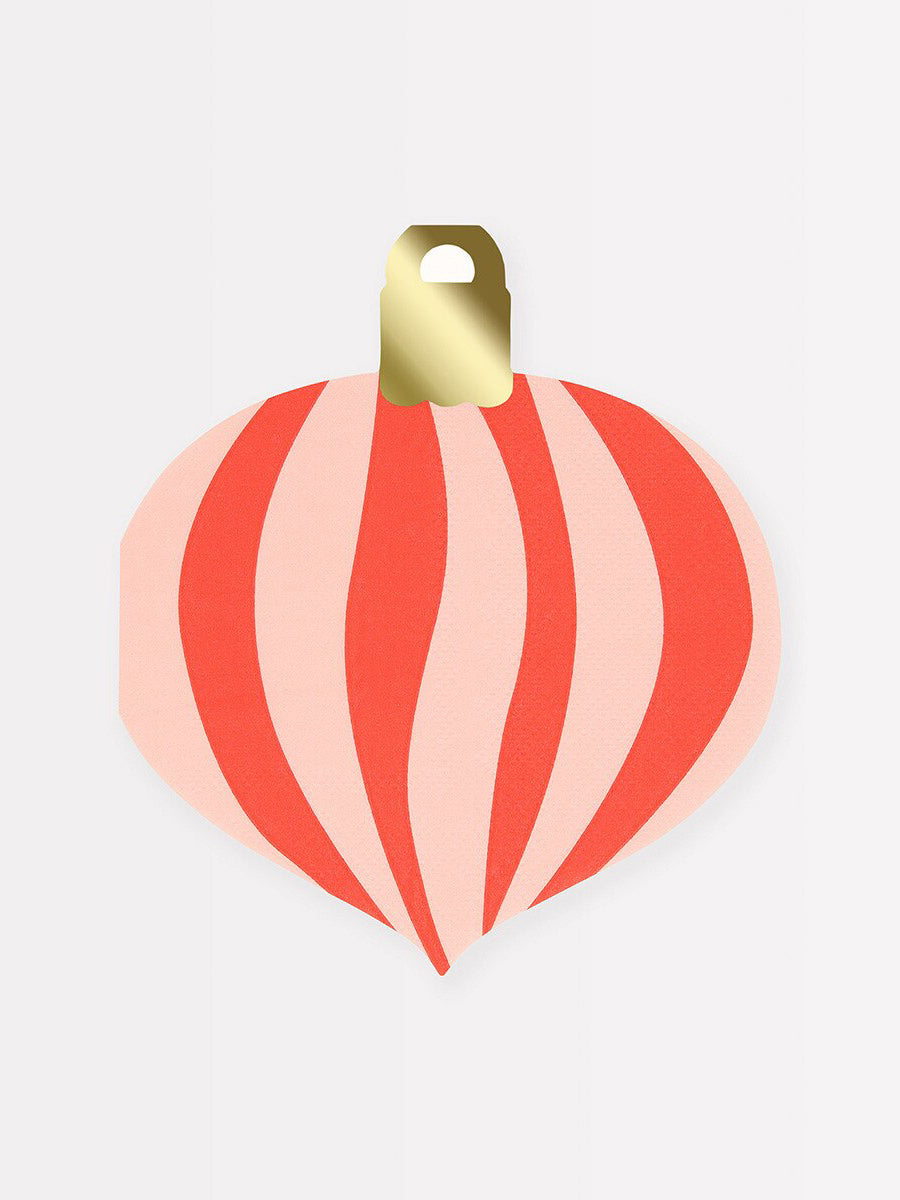 Striped Ornament Napkins