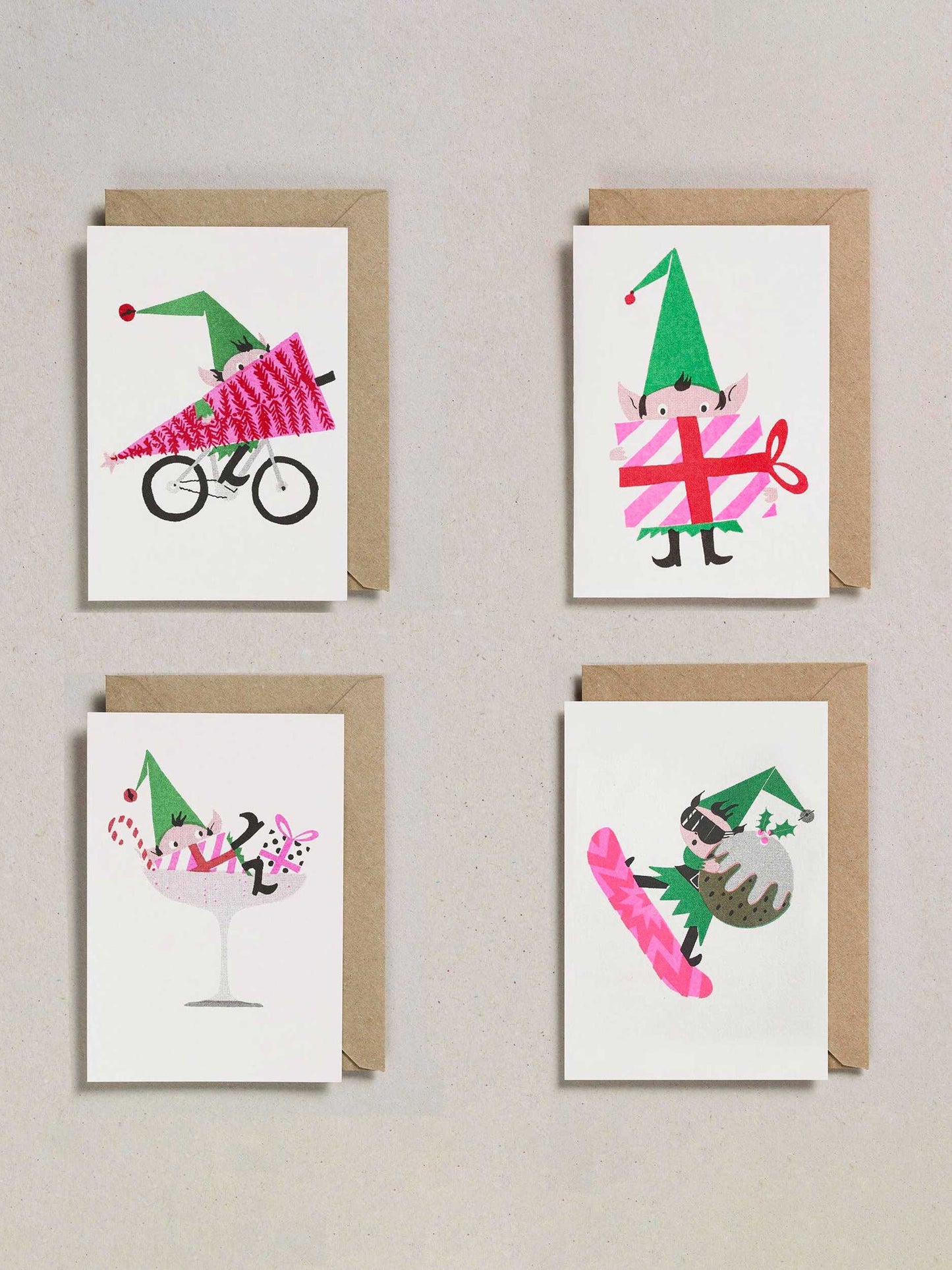 Elf Christmas Card Pack