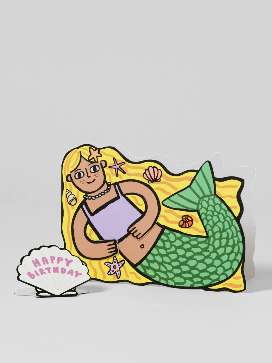 Mermaid With Mini Card
