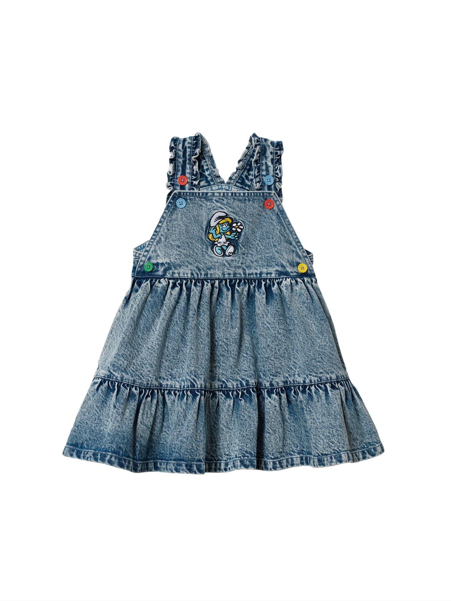 The Smurfette Pinafore Denim Dress