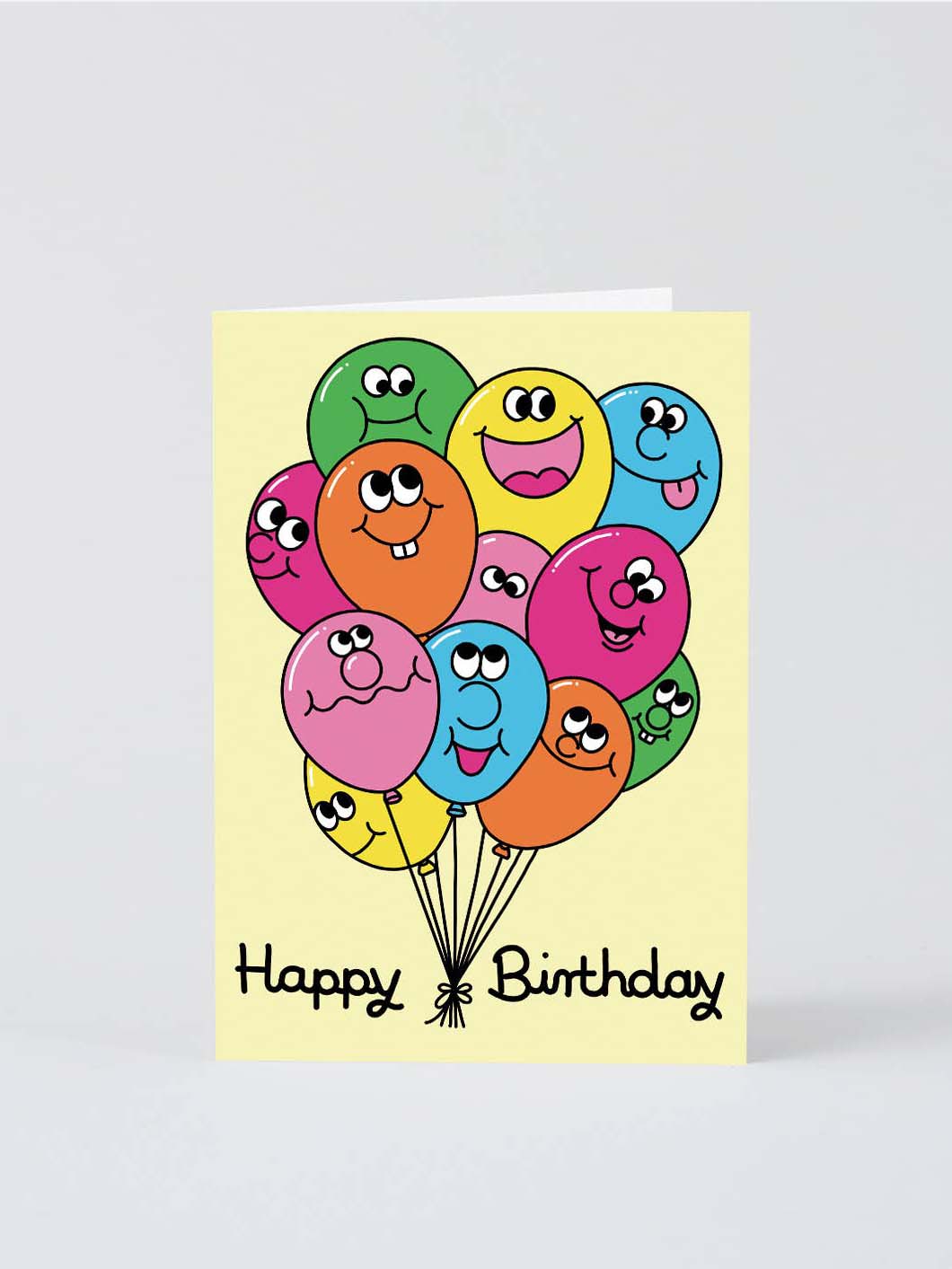 Happy Birthday Balloons Card