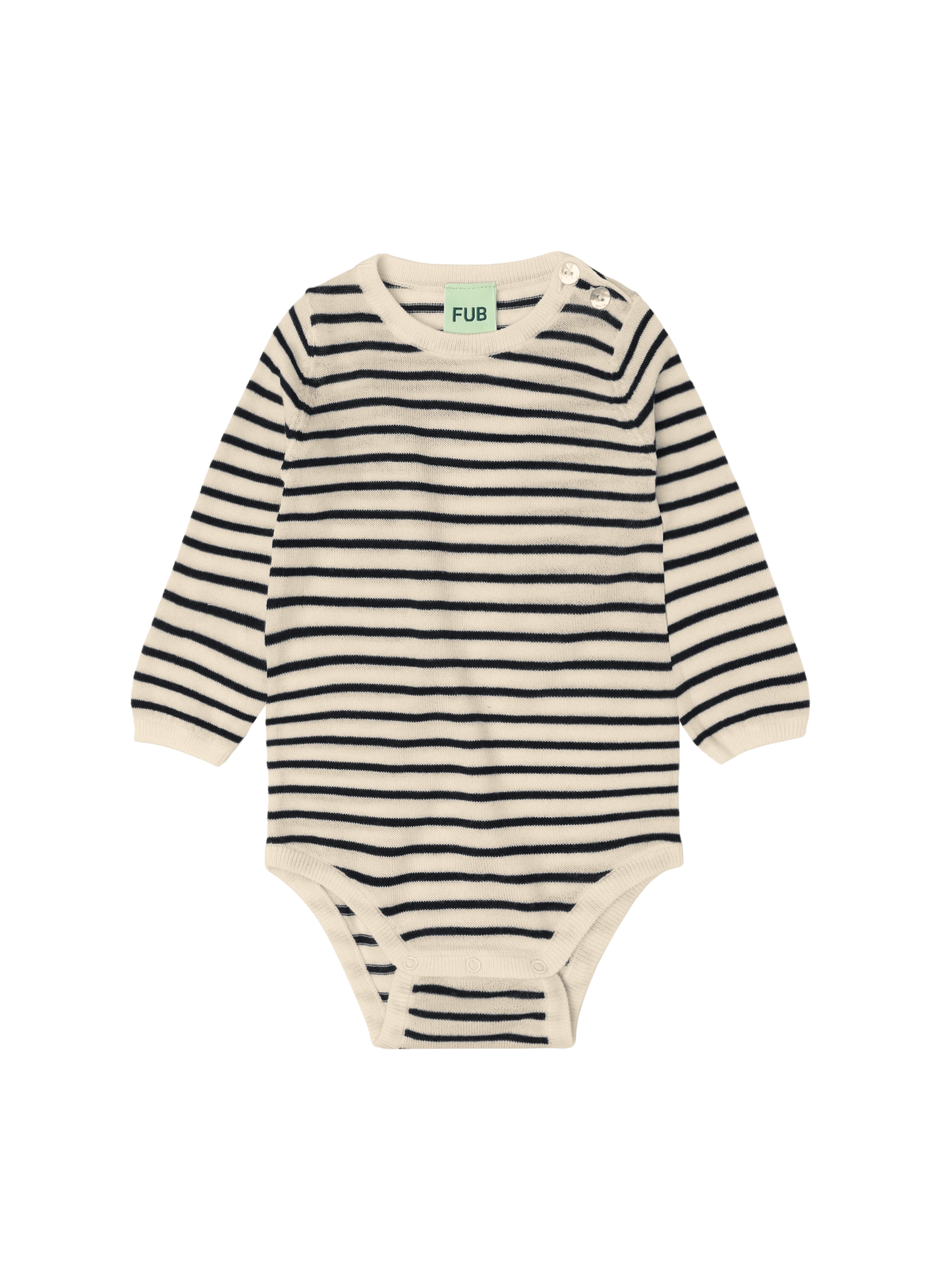 Dark Navy & Ecru Stripe Baby Body