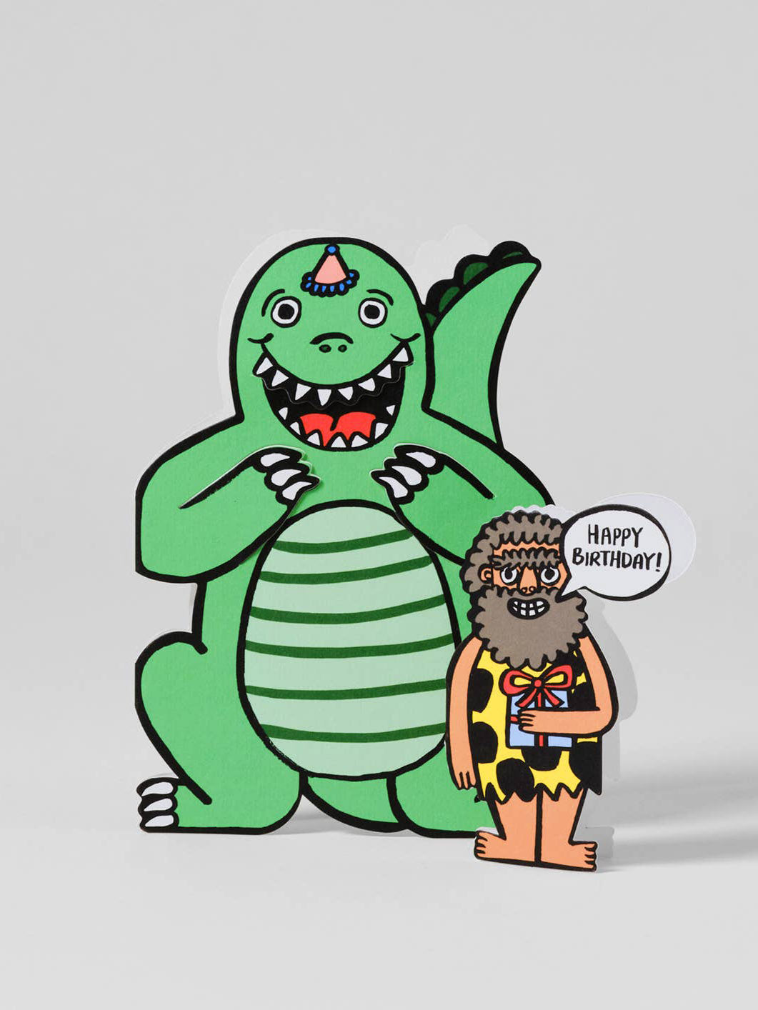 Dinosaur With Mini Card