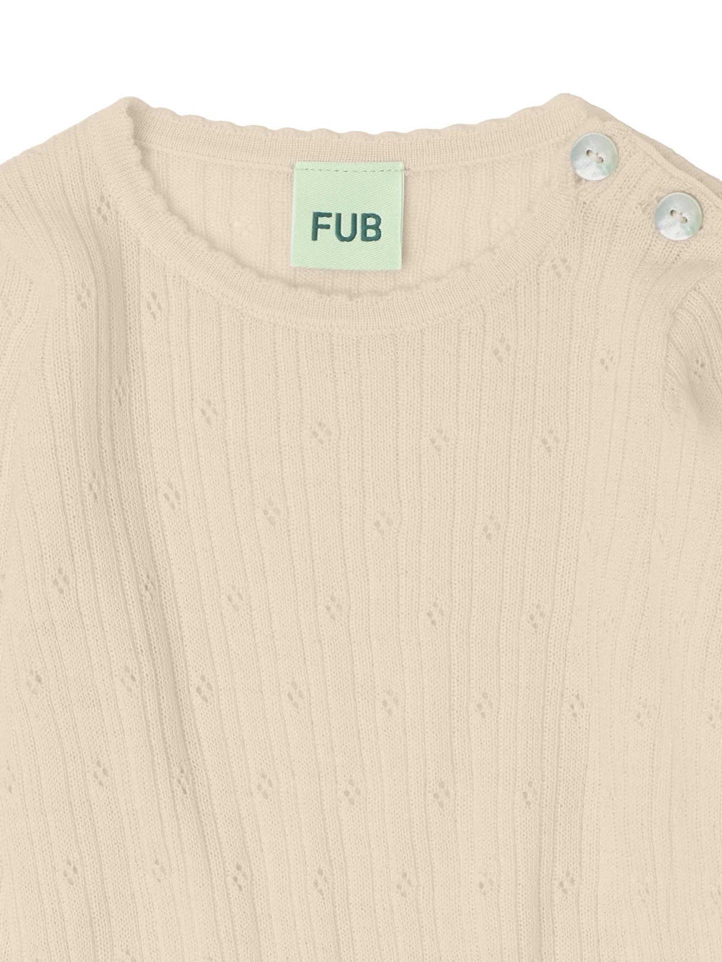 Ecru Pointelle Baby Body