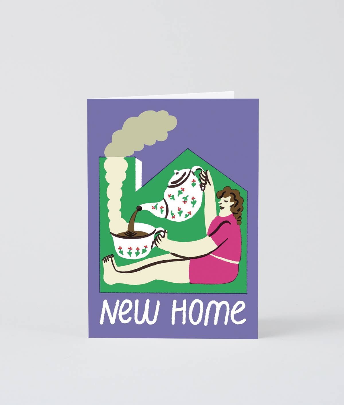 New Home Cup of Tea Greetings Card