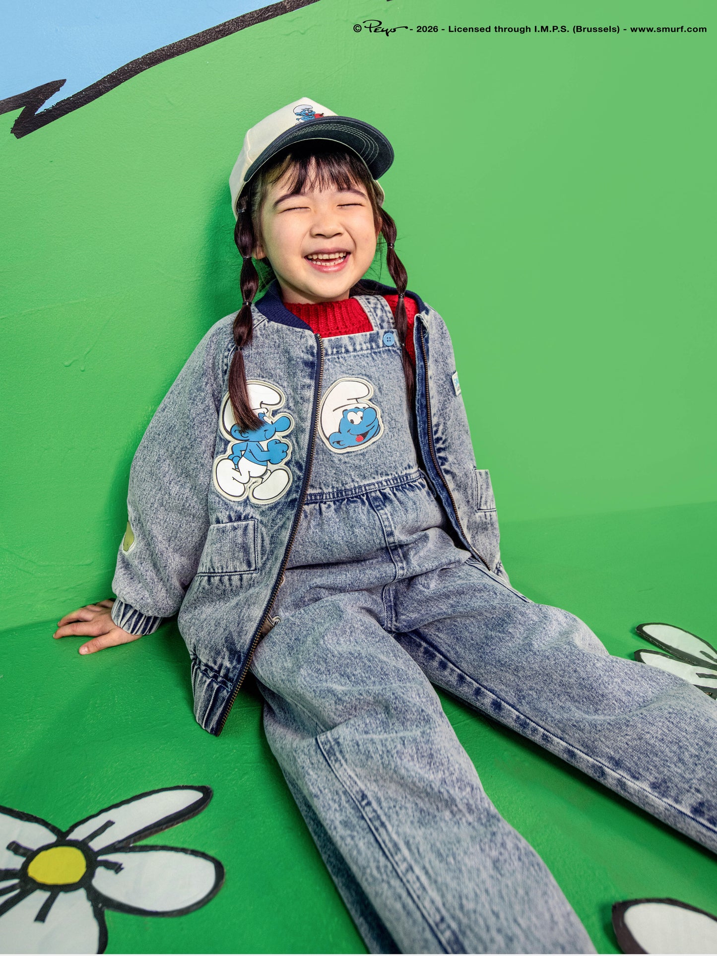 The Smurfs Badge Bomber Jacket