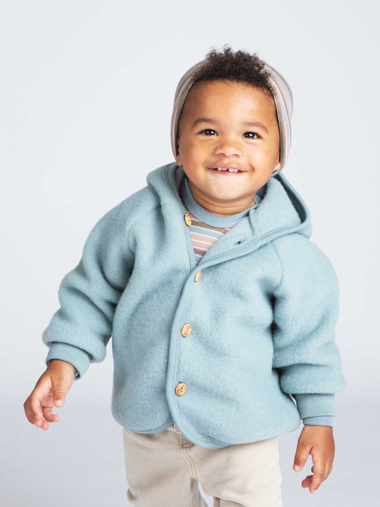 Mountain Blue Melange Fleece Jacket