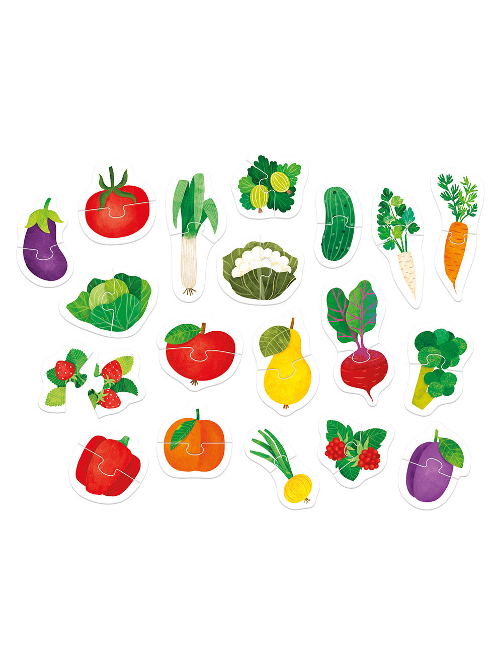 My First Puzzles: Fruits & Veggies
