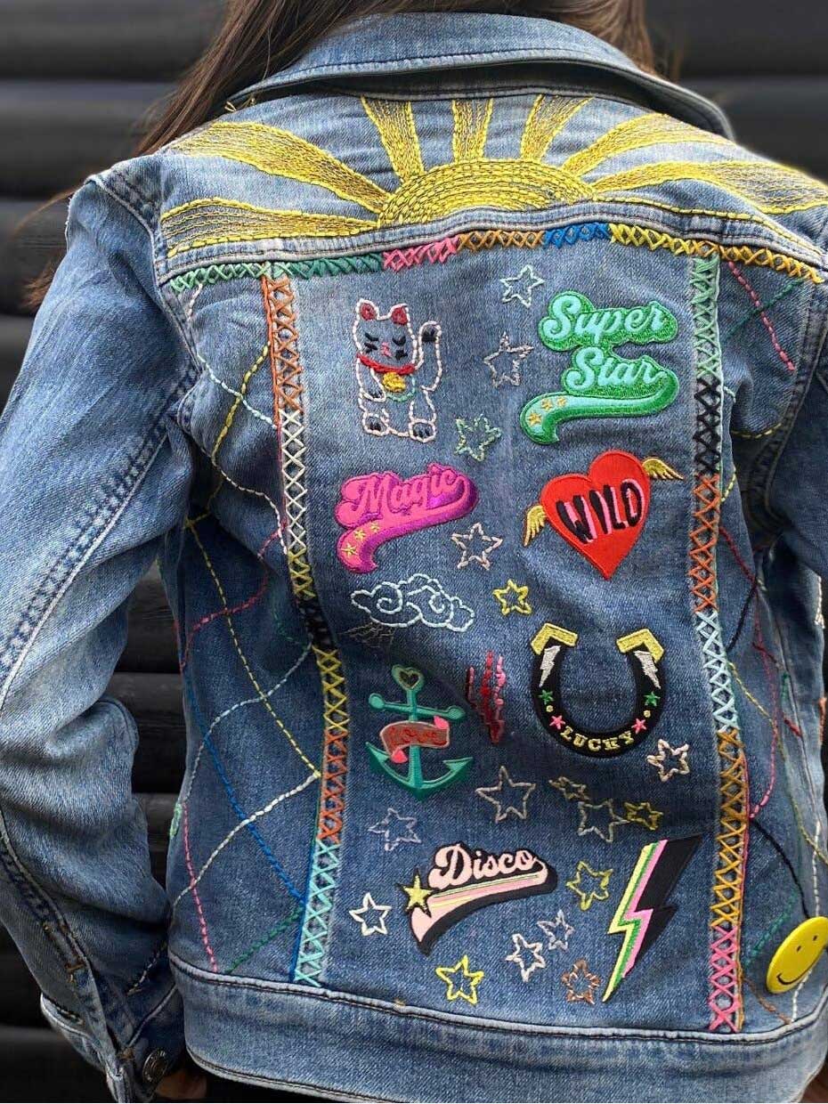 London Bus Iron on Patch