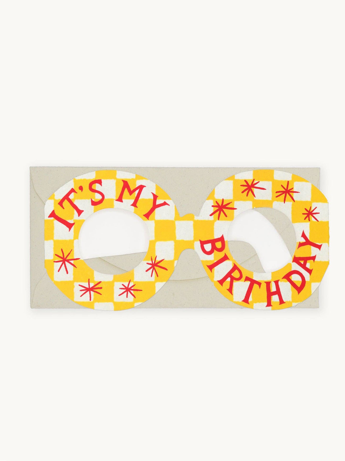 It's My Birthday Glasses Card
