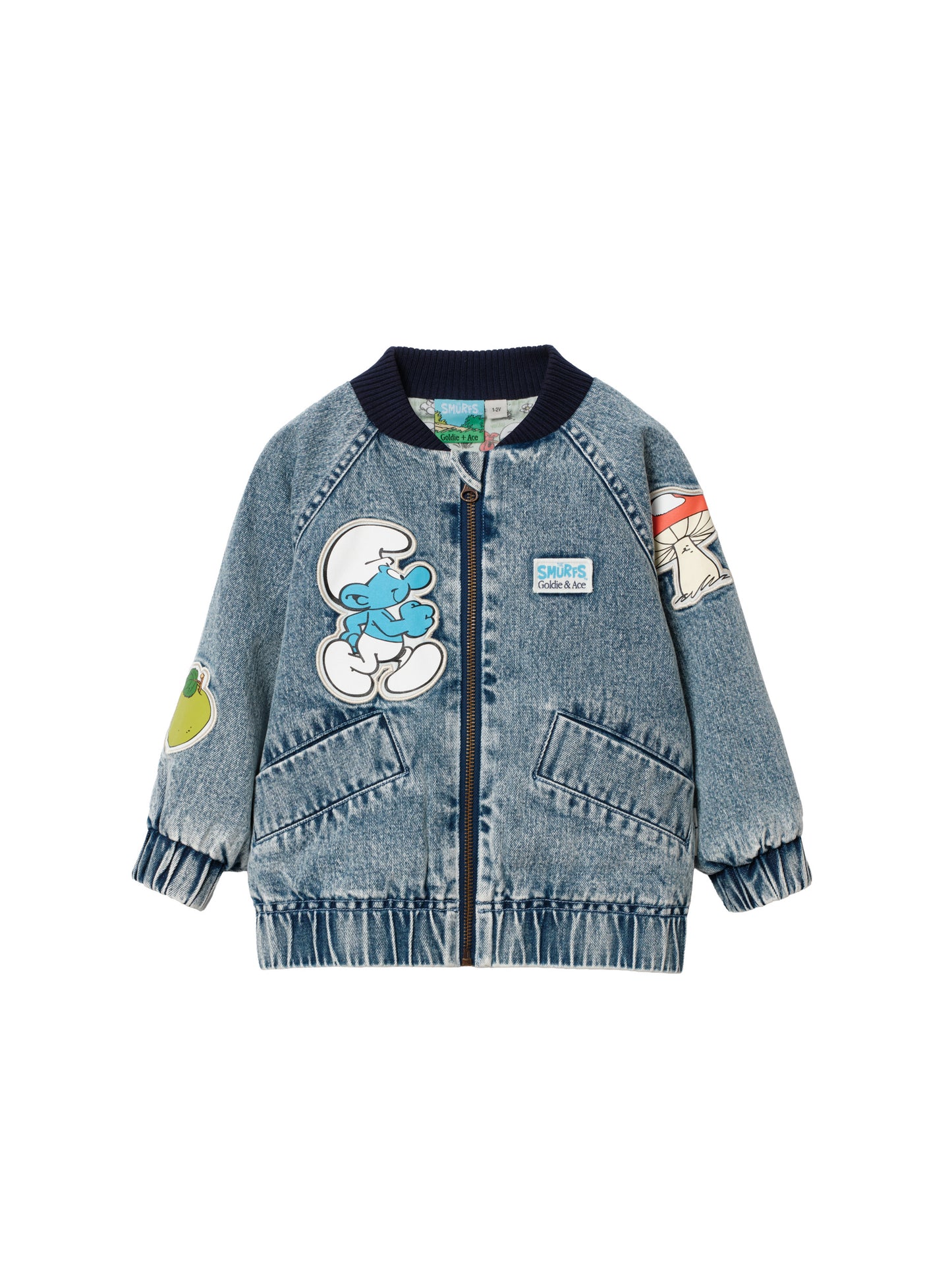 The Smurfs Badge Bomber Jacket
