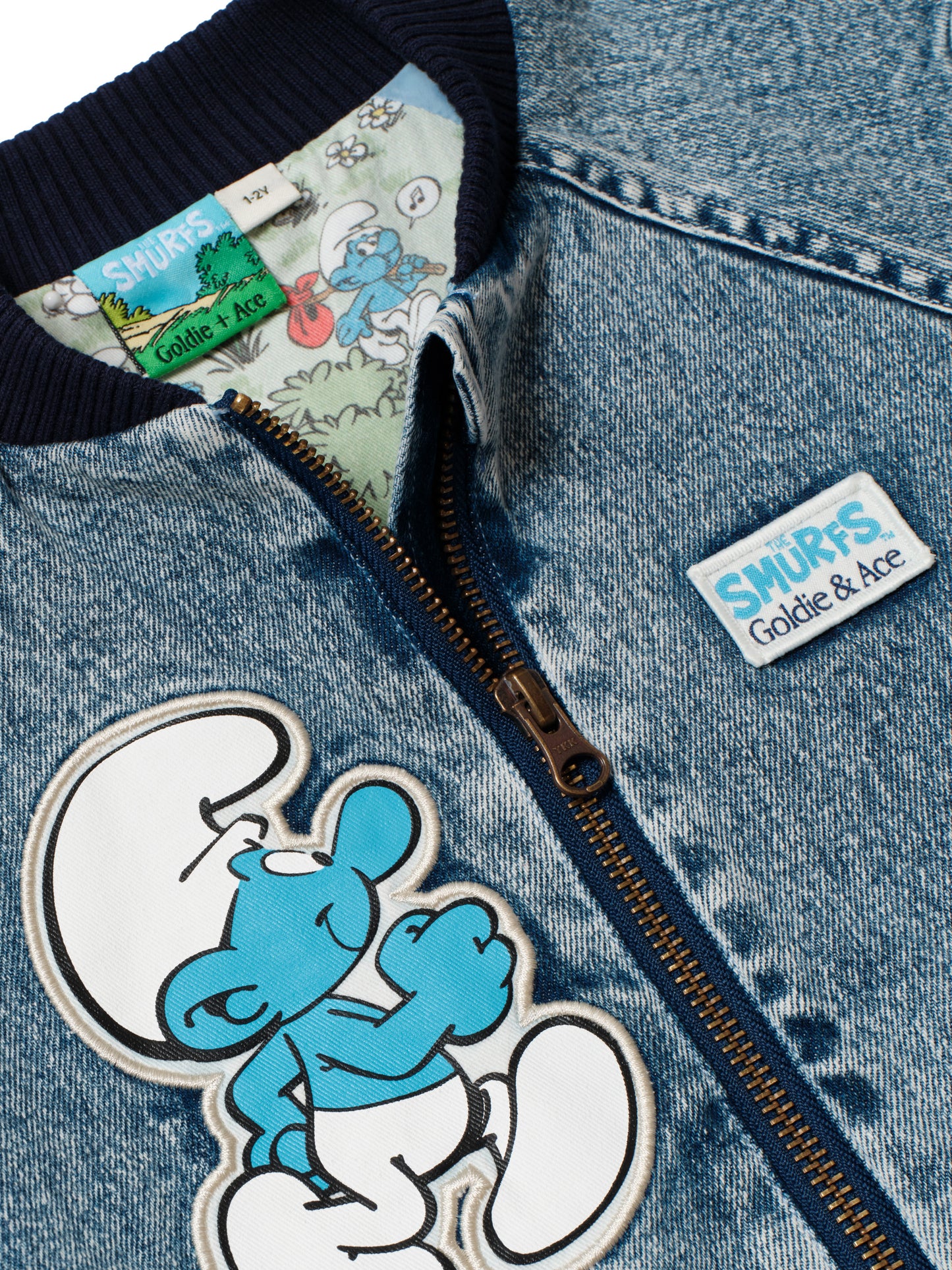 The Smurfs Badge Bomber Jacket