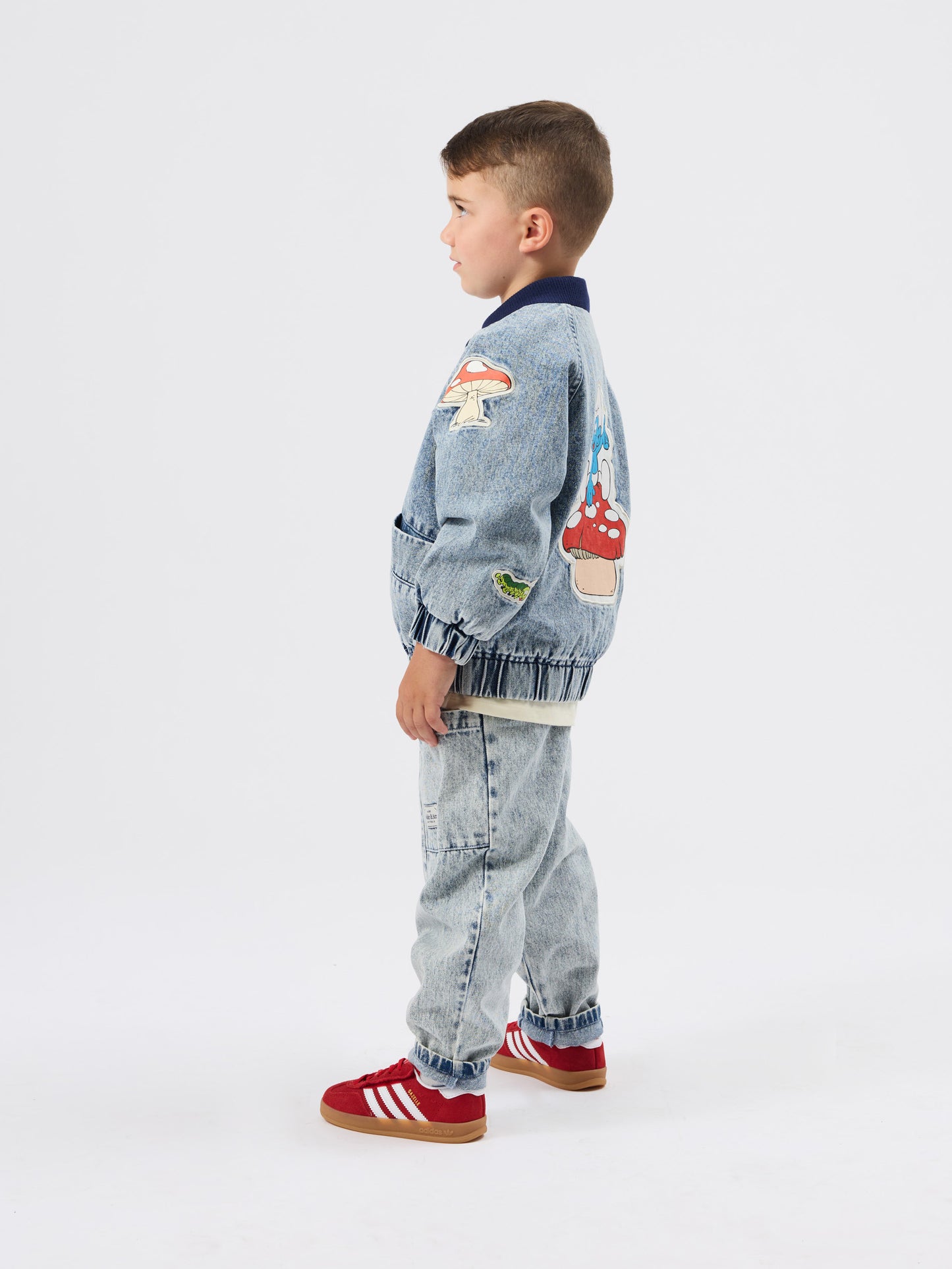 The Smurfs Badge Bomber Jacket