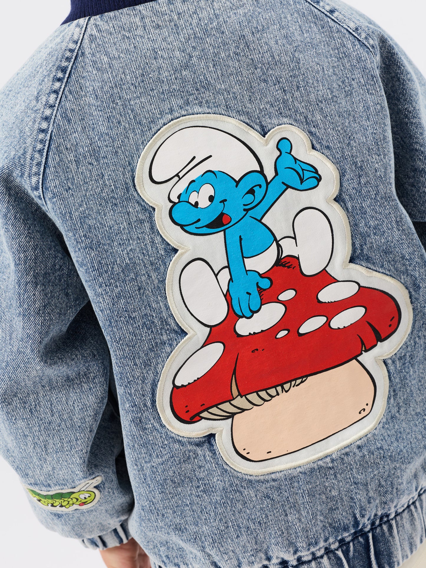 The Smurfs Badge Bomber Jacket