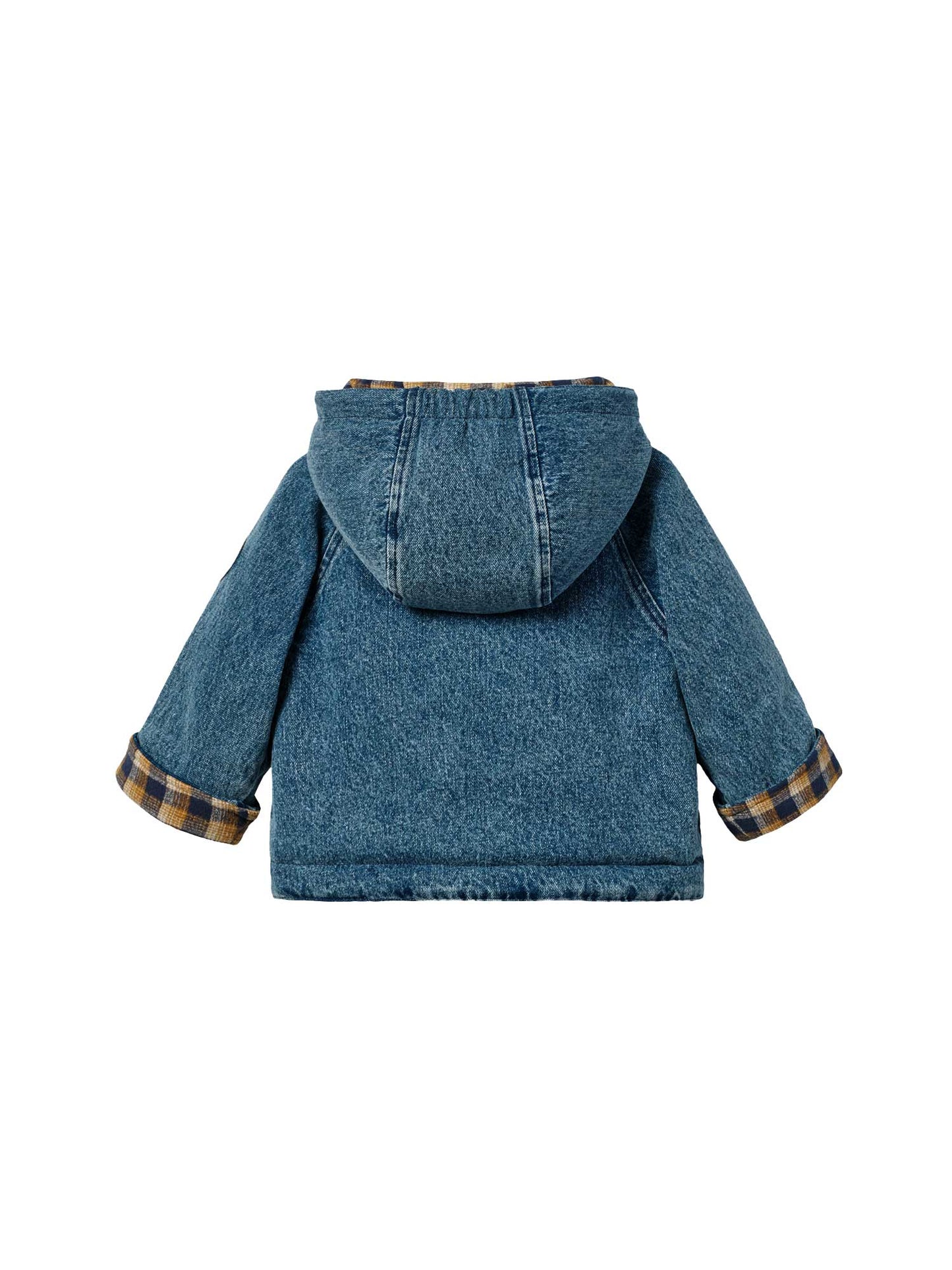 Buddy Badge Denim Duffle Jacket