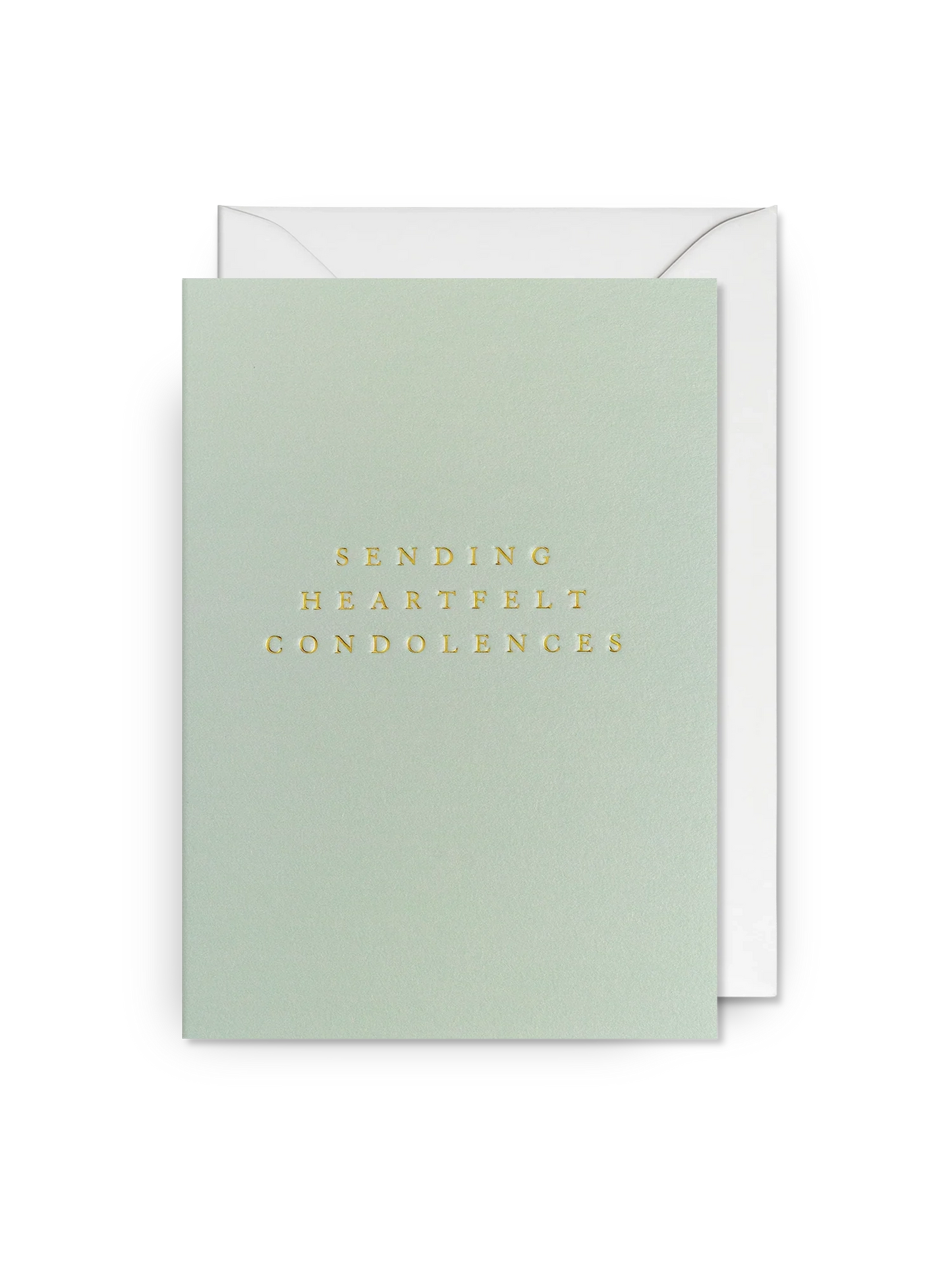 Sending Heartfelt Condolences Sympathy Card