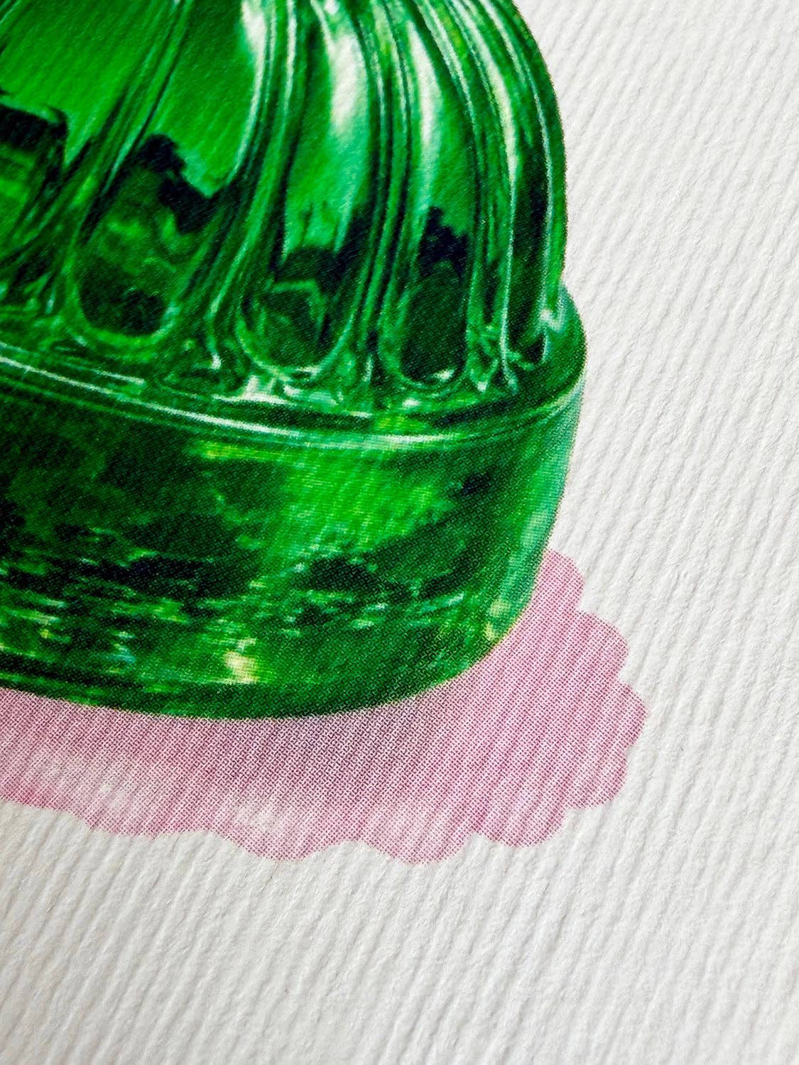 Emerald Jelly Greeting Card